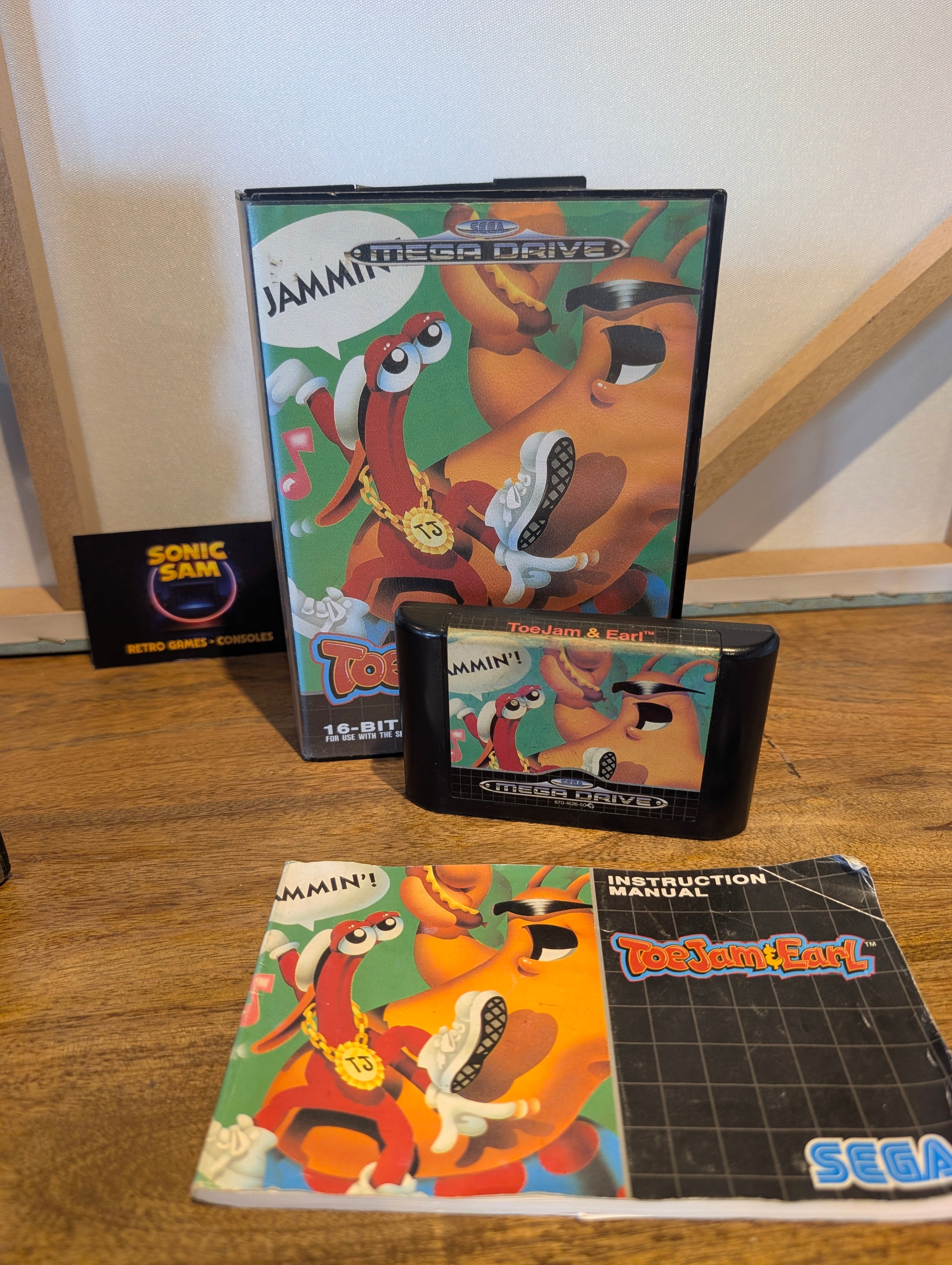 ToeJam & Earl - Sega Mega Drive - CIB - Tested & Working