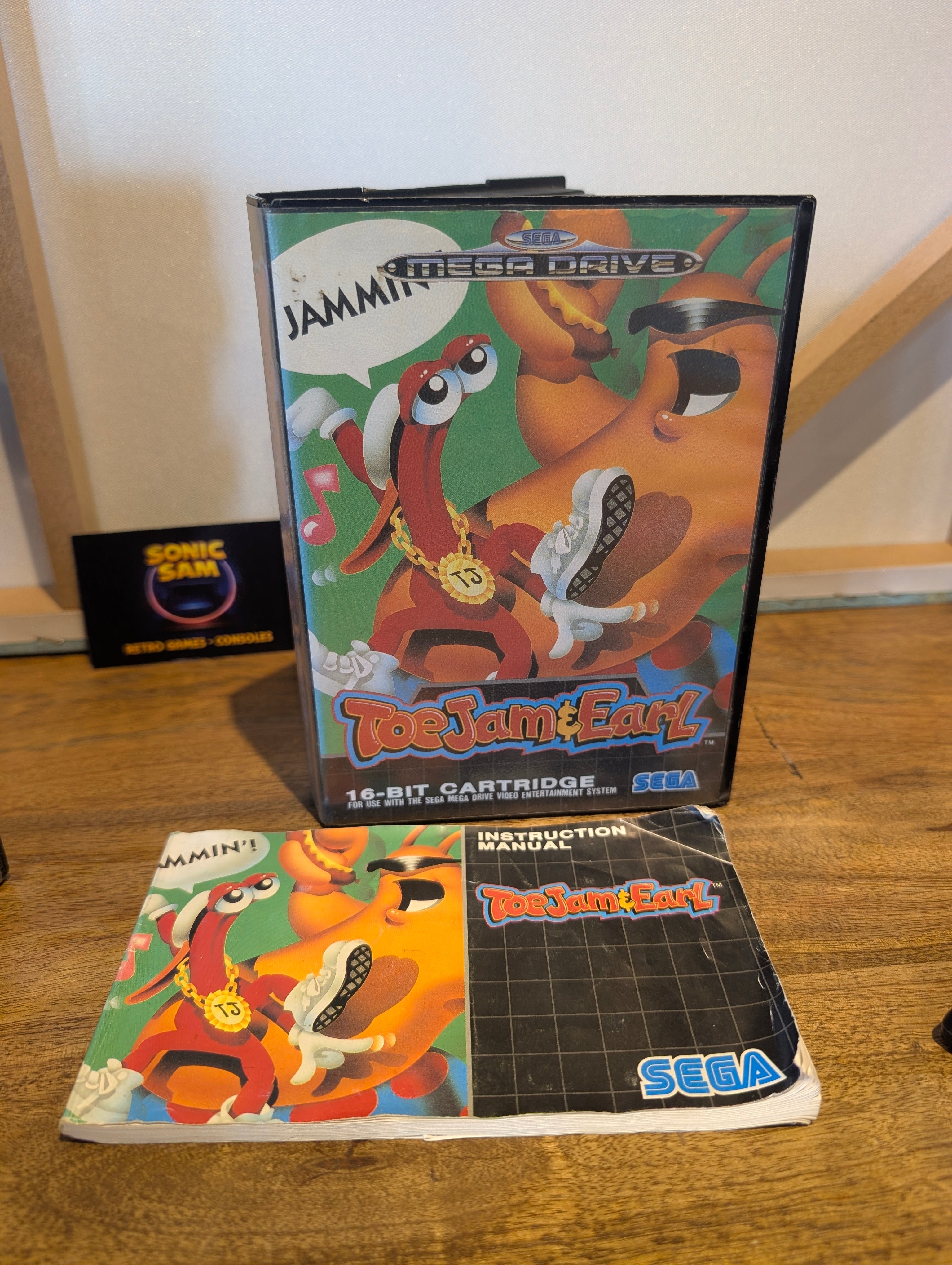 ToeJam & Earl - Sega Mega Drive - CIB - Tested & Working