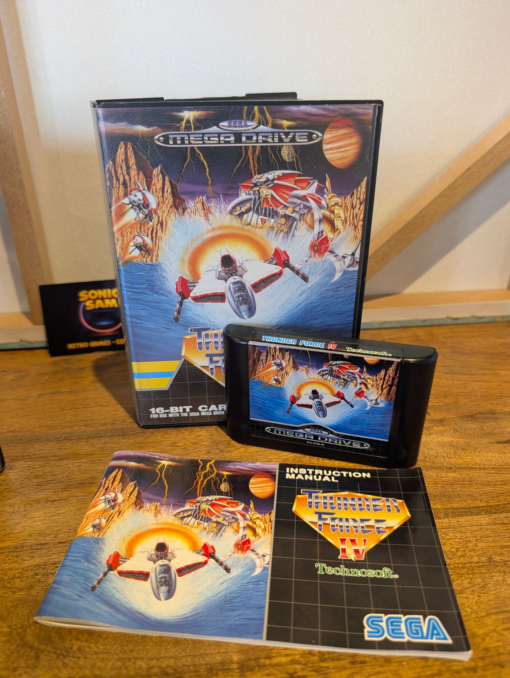 Thunder Force IV - Sega Mega Drive - CIB - VGC - Tested & Working