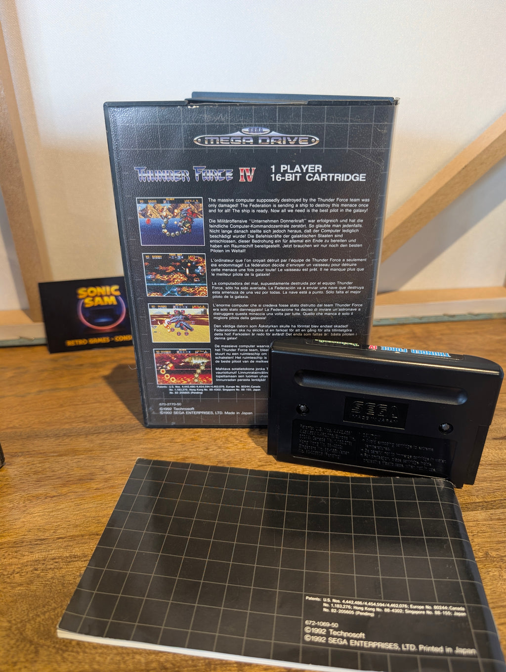 Thunder Force IV - Sega Mega Drive - CIB - VGC - Tested & Working