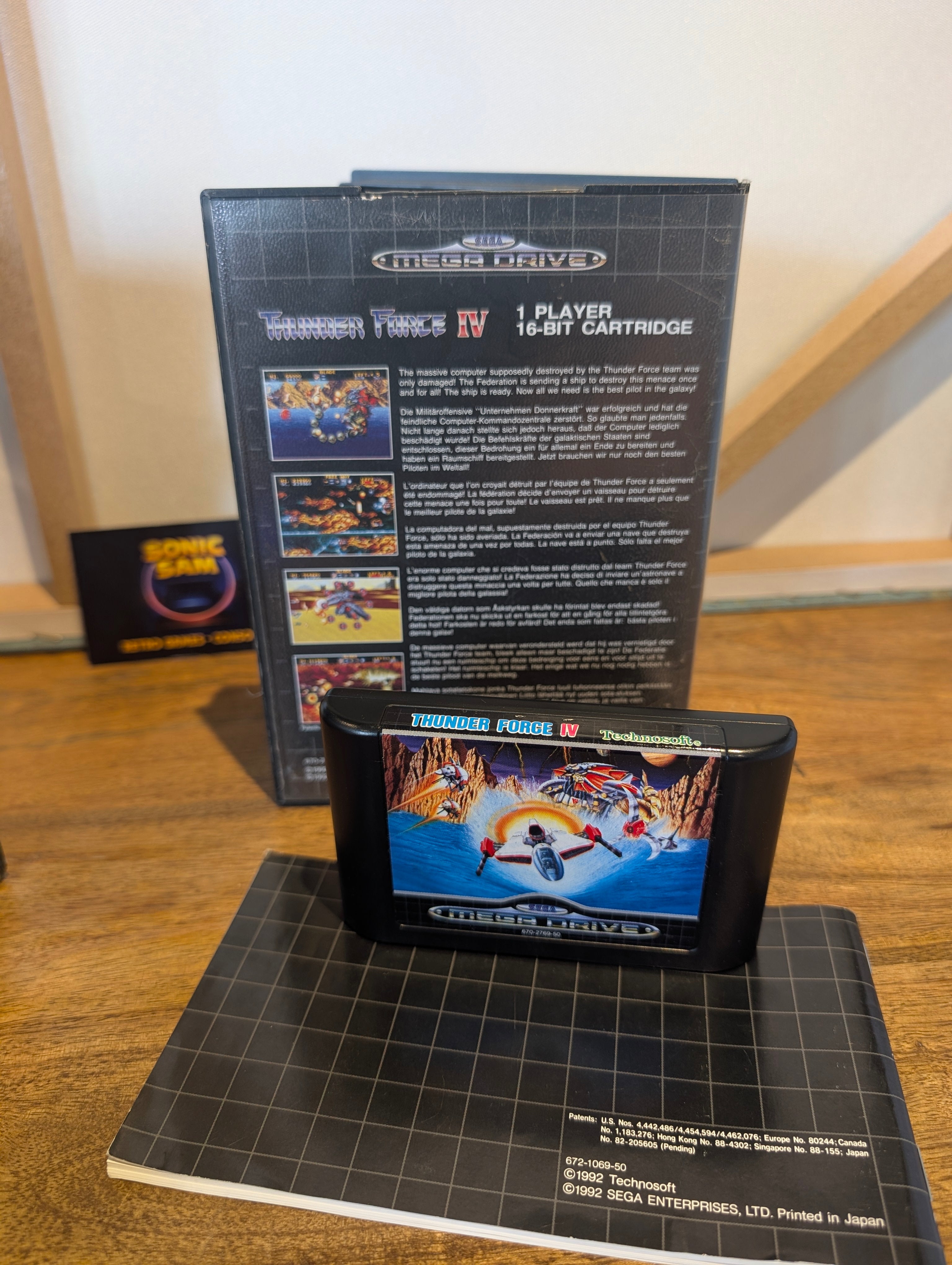 Thunder Force IV - Sega Mega Drive - CIB - VGC - Tested & Working
