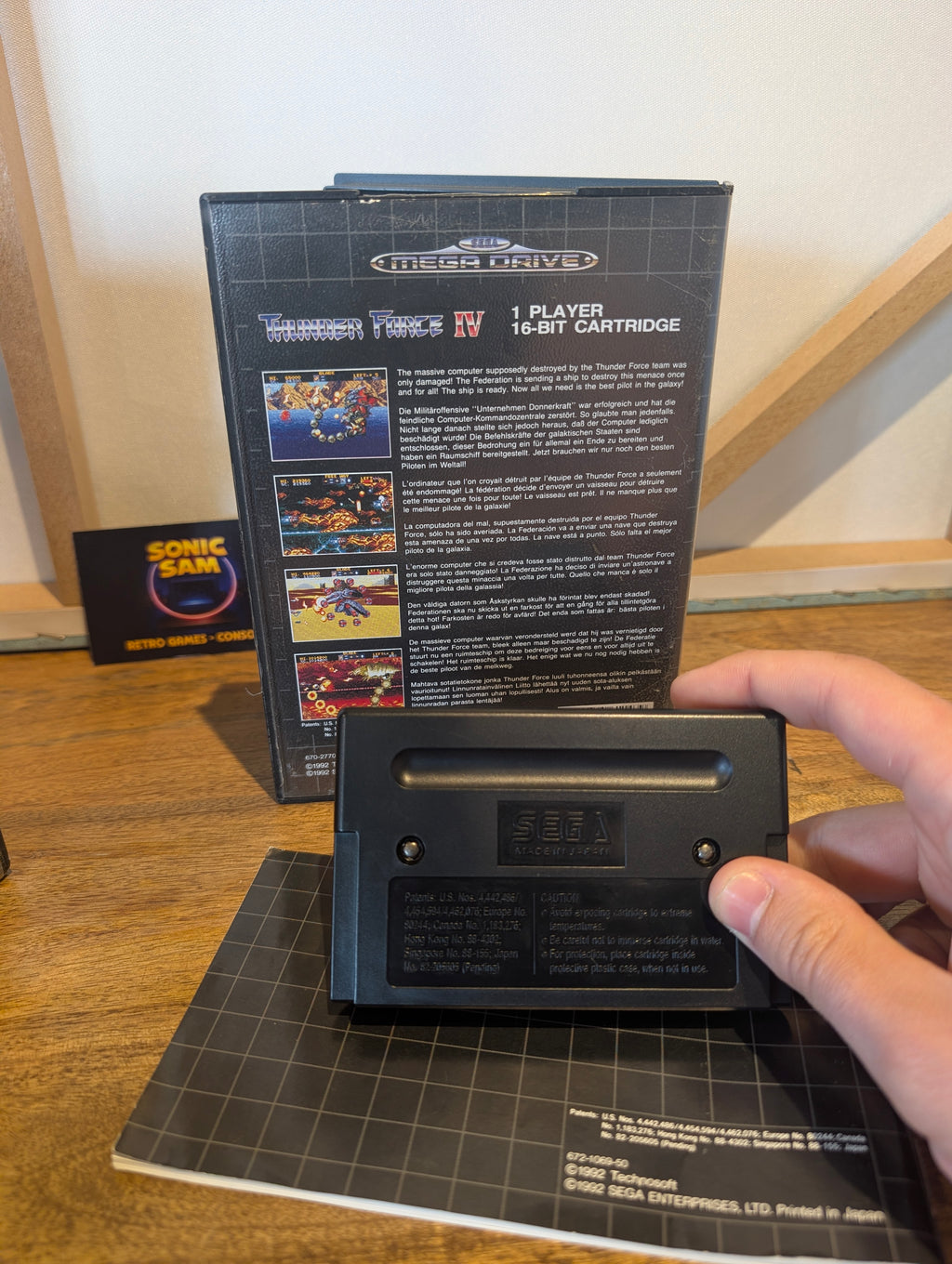 Thunder Force IV - Sega Mega Drive - CIB - VGC - Tested & Working