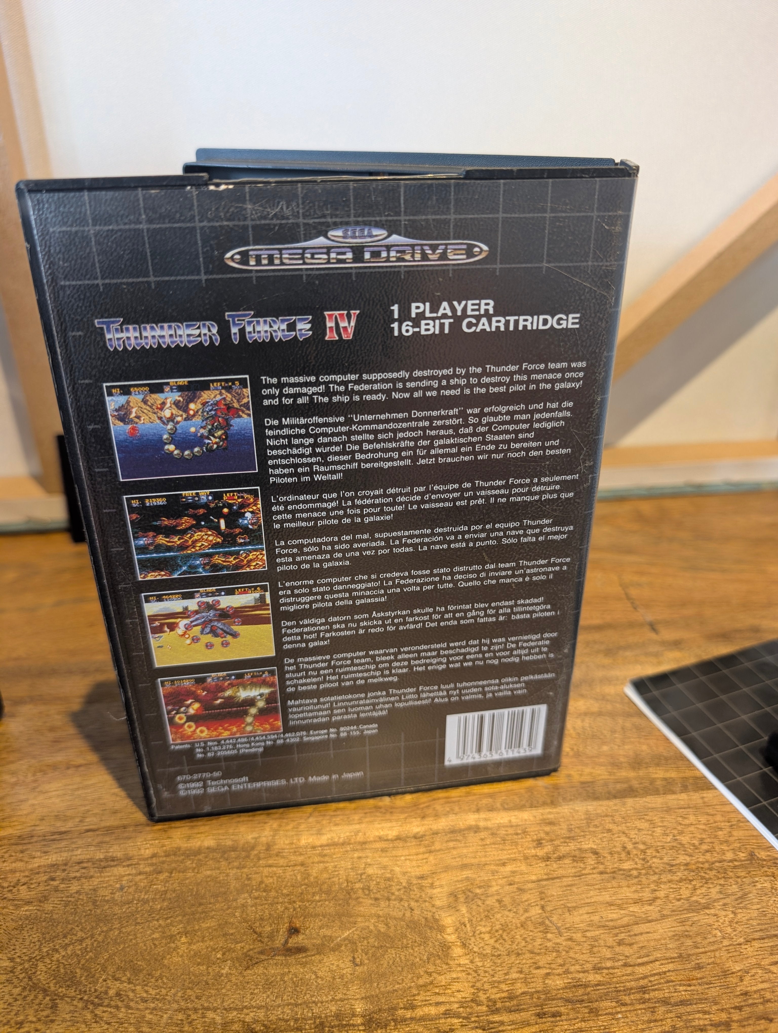 Thunder Force IV - Sega Mega Drive - CIB - VGC - Tested & Working