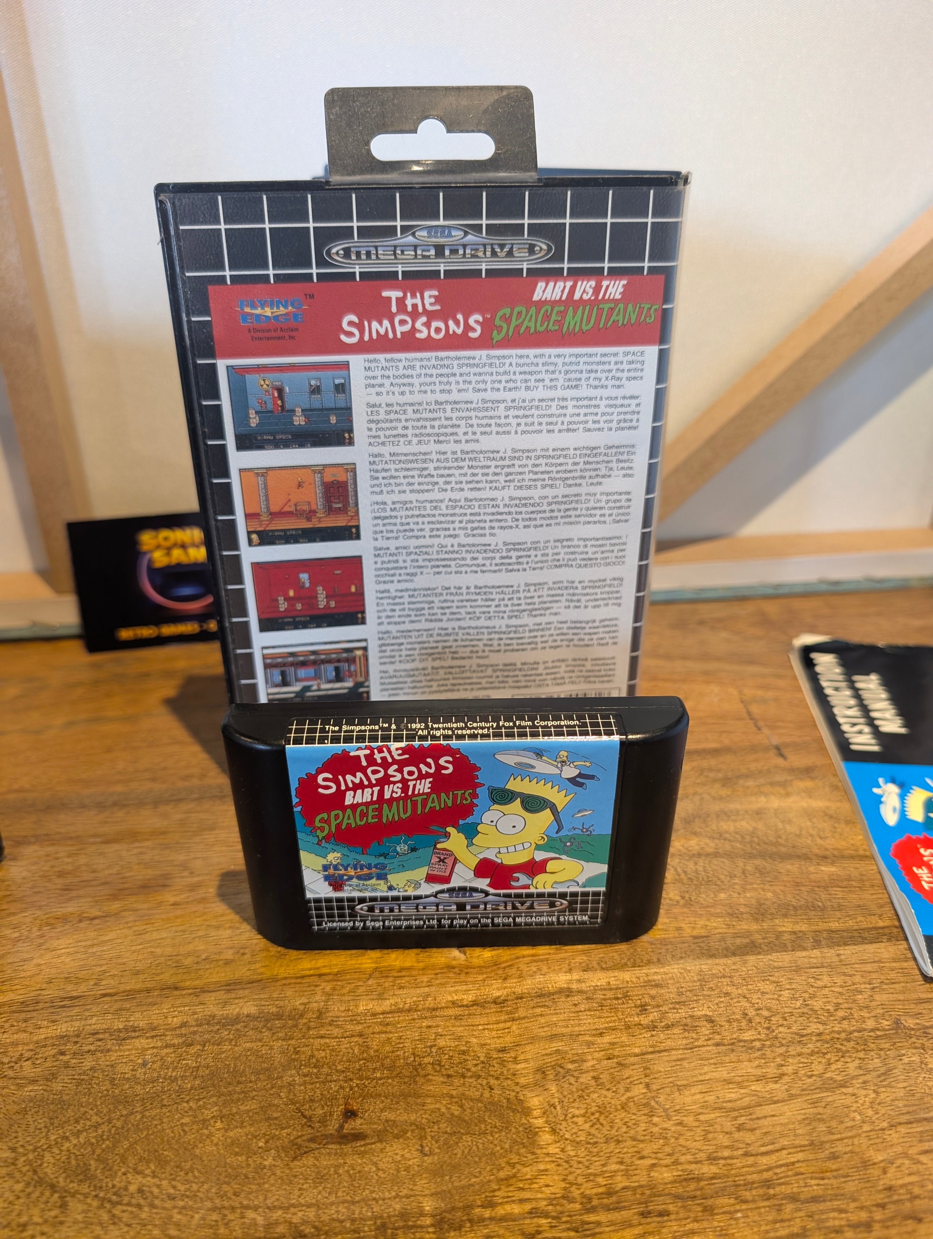 The Simpsons: Bart vs. the Space Mutants - Sega Mega Drive - CIB - Tested & Work