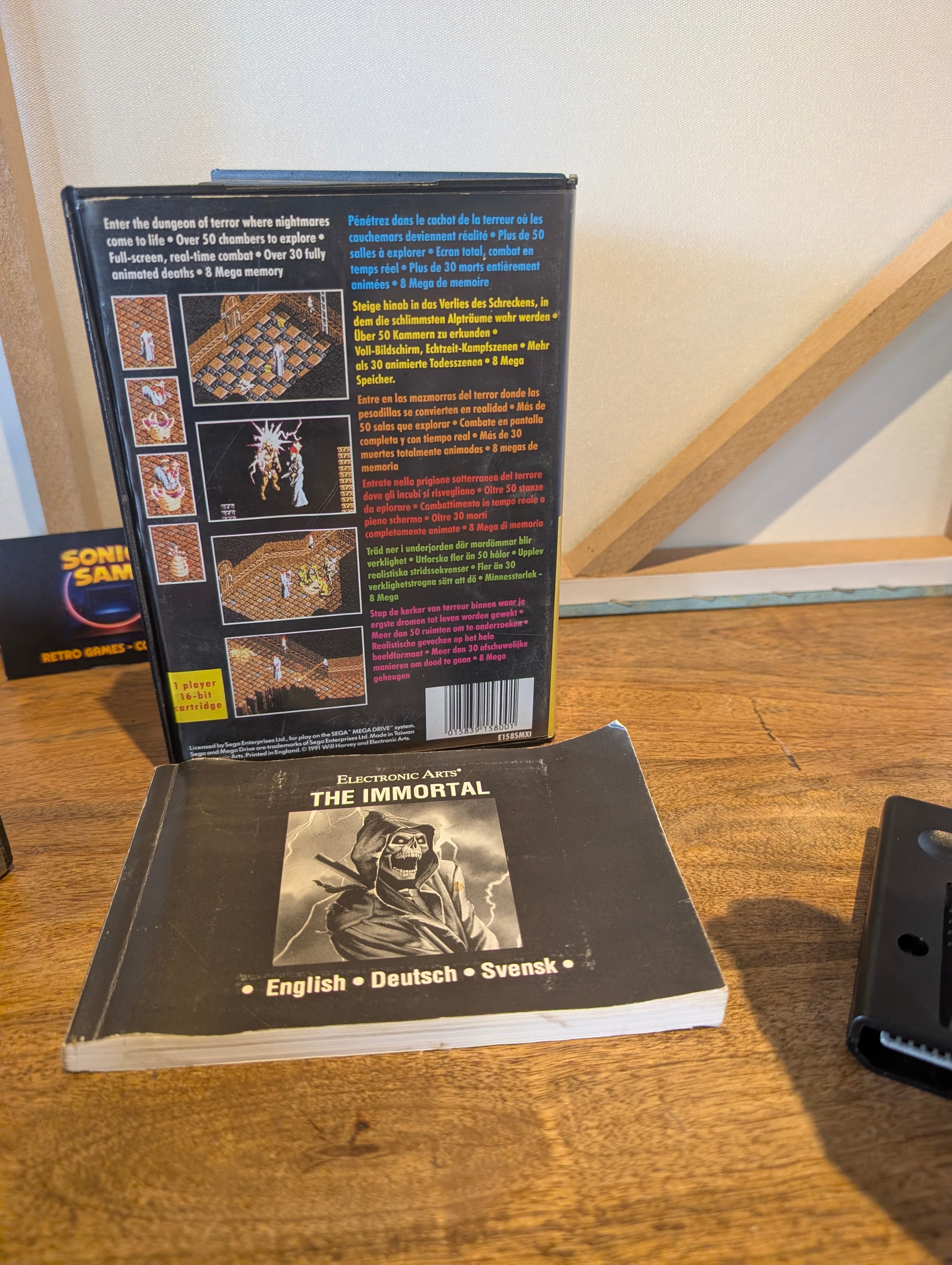 The Immortal - Sega Mega Drive - CIB - Tested & Working