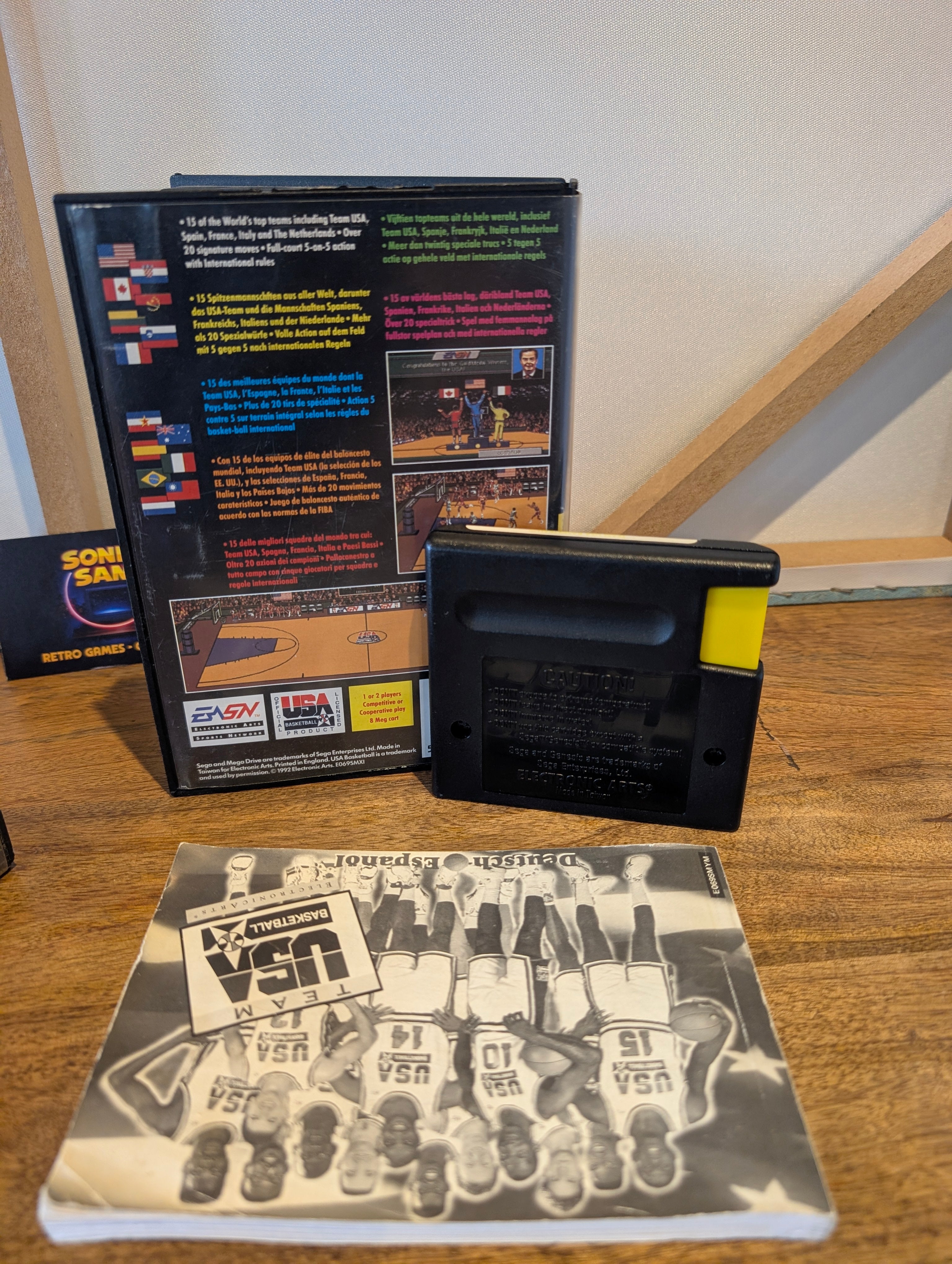 Team USA Basketball - Sega Mega Drive - CIB - Tested & Working