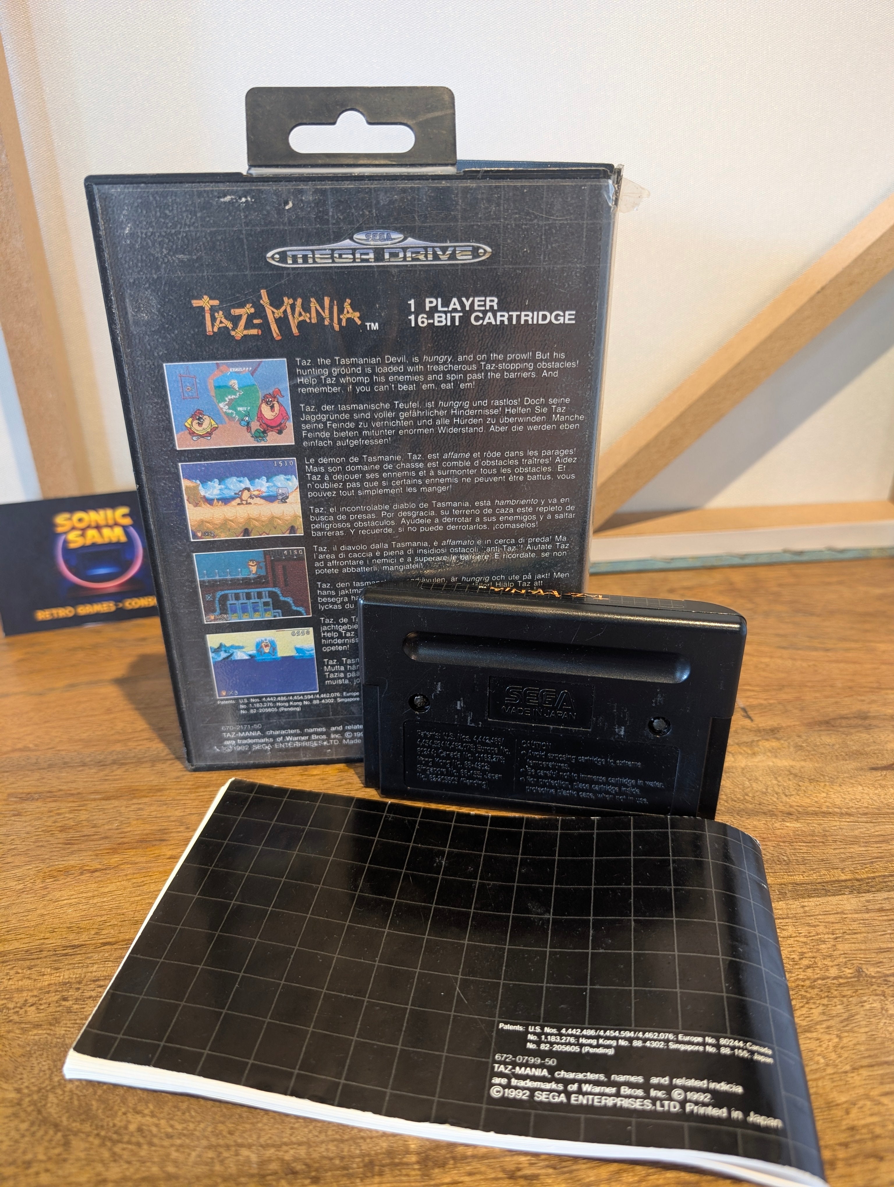 Taz-Mania - Sega Mega Drive - CIB - Tested & Working