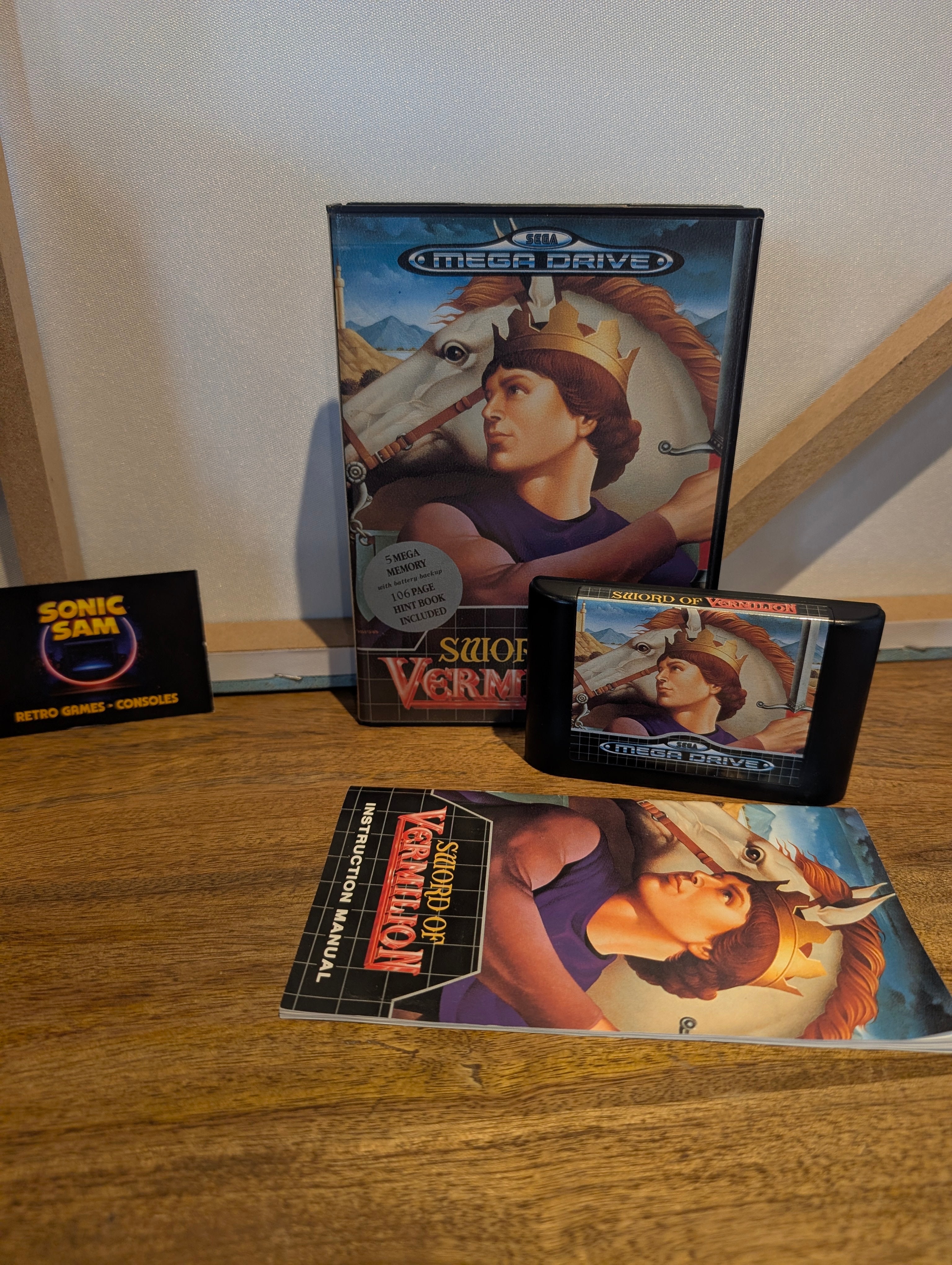 Sword of Vermilion - Sega Mega Drive - CIB - VGC - Tested & Working