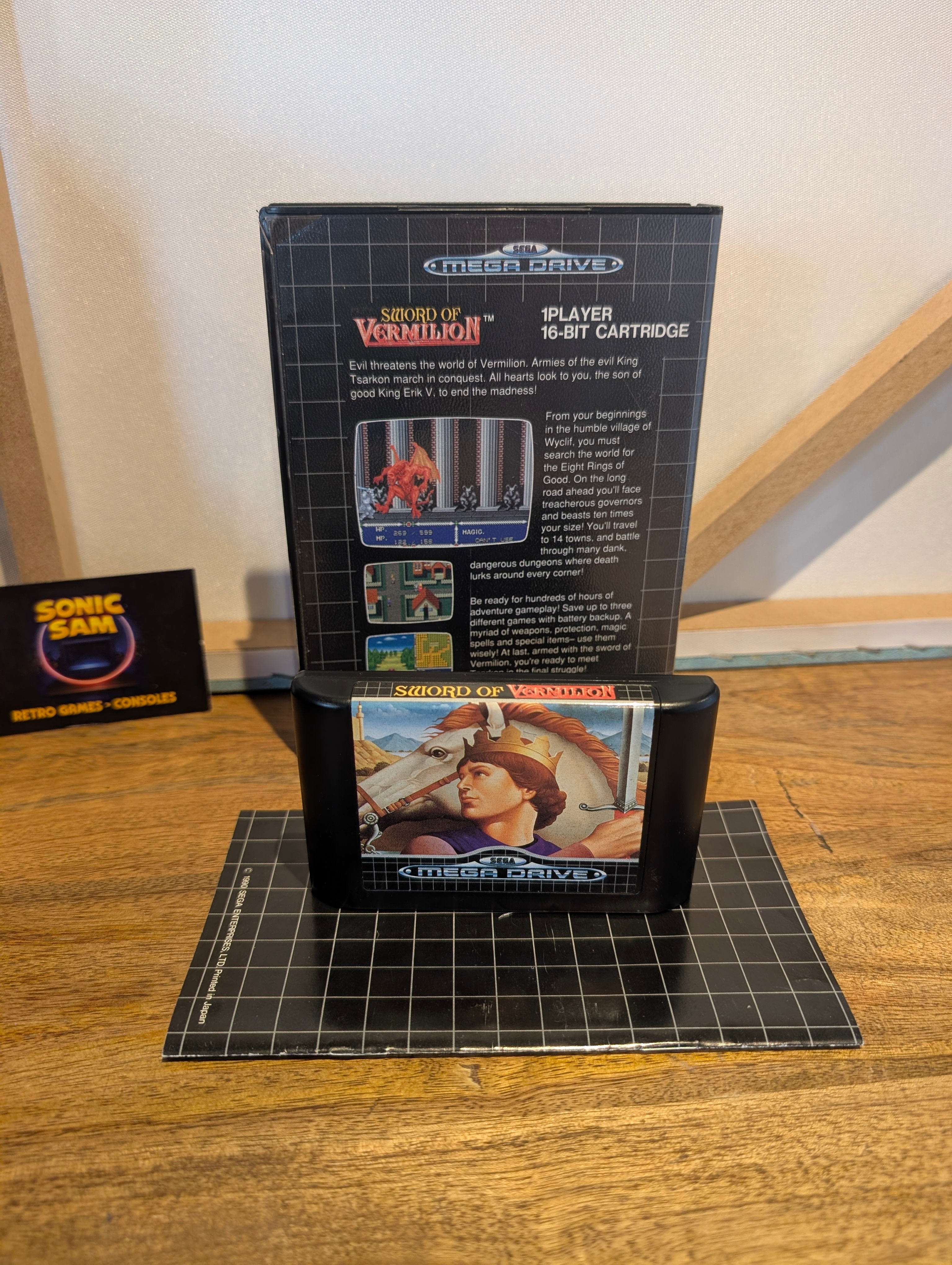 Sword of Vermilion - Sega Mega Drive - CIB - VGC - Tested & Working