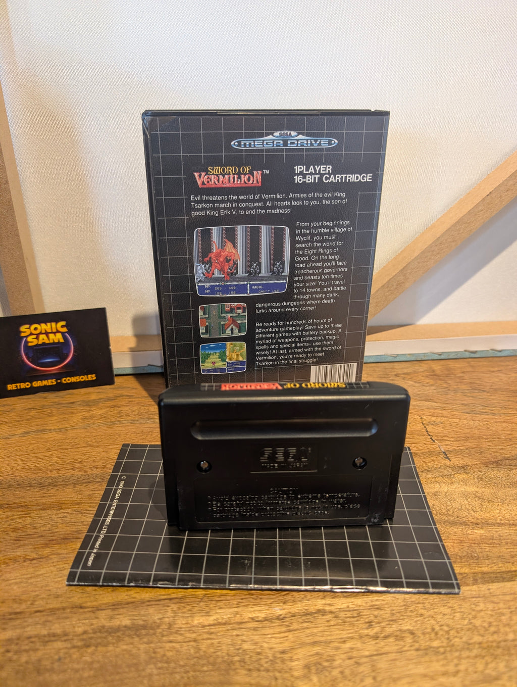 Sword of Vermilion - Sega Mega Drive - CIB - VGC - Tested & Working