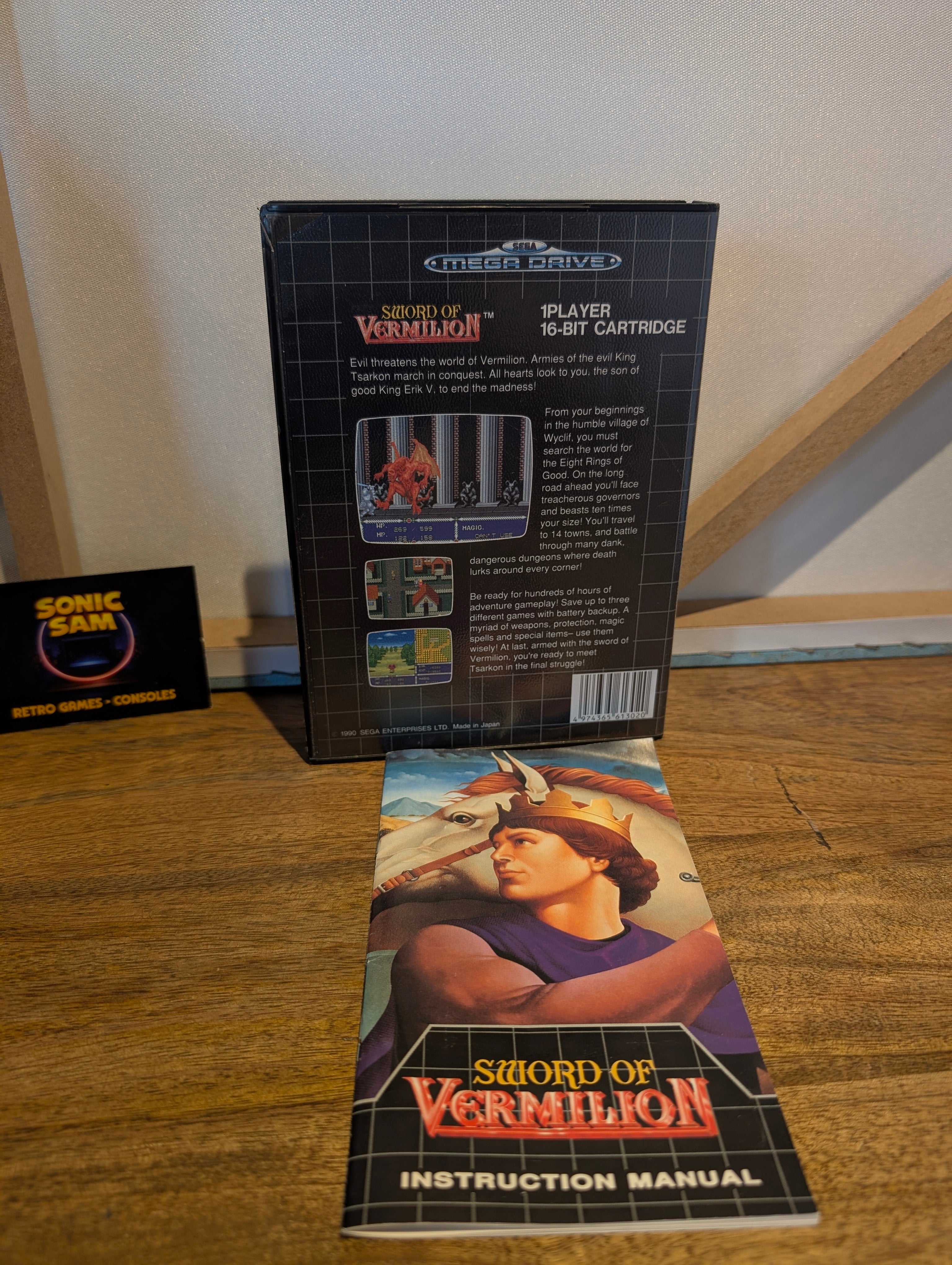 Sword of Vermilion - Sega Mega Drive - CIB - VGC - Tested & Working