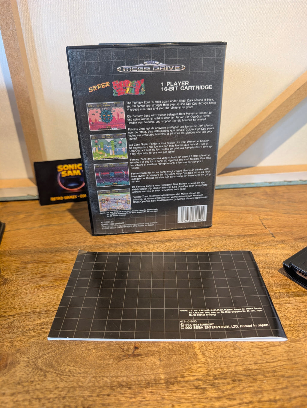 Super Fantasy Zone - Sega Mega Drive - CIB - Tested & Working