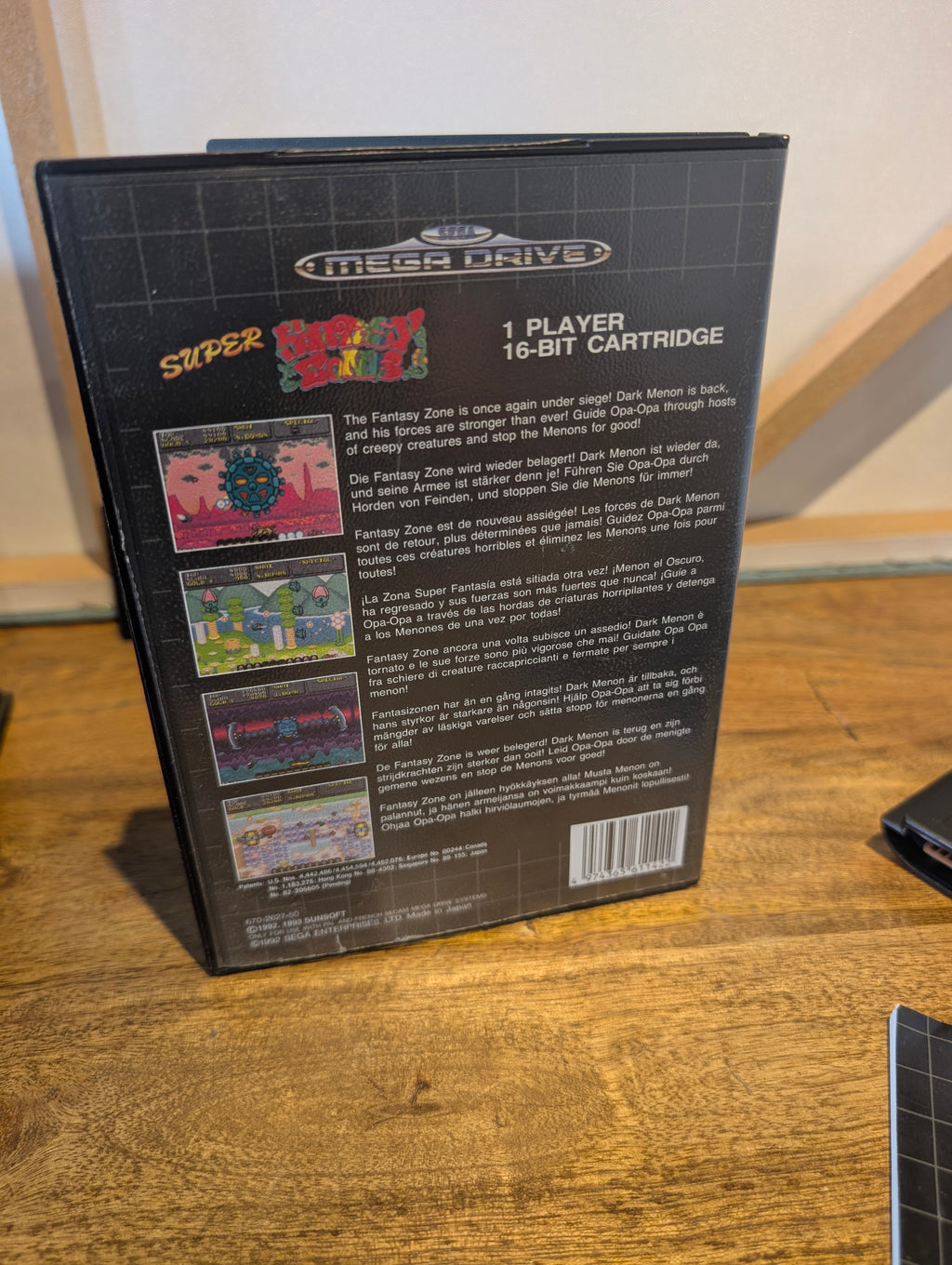Super Fantasy Zone - Sega Mega Drive - CIB - Tested & Working