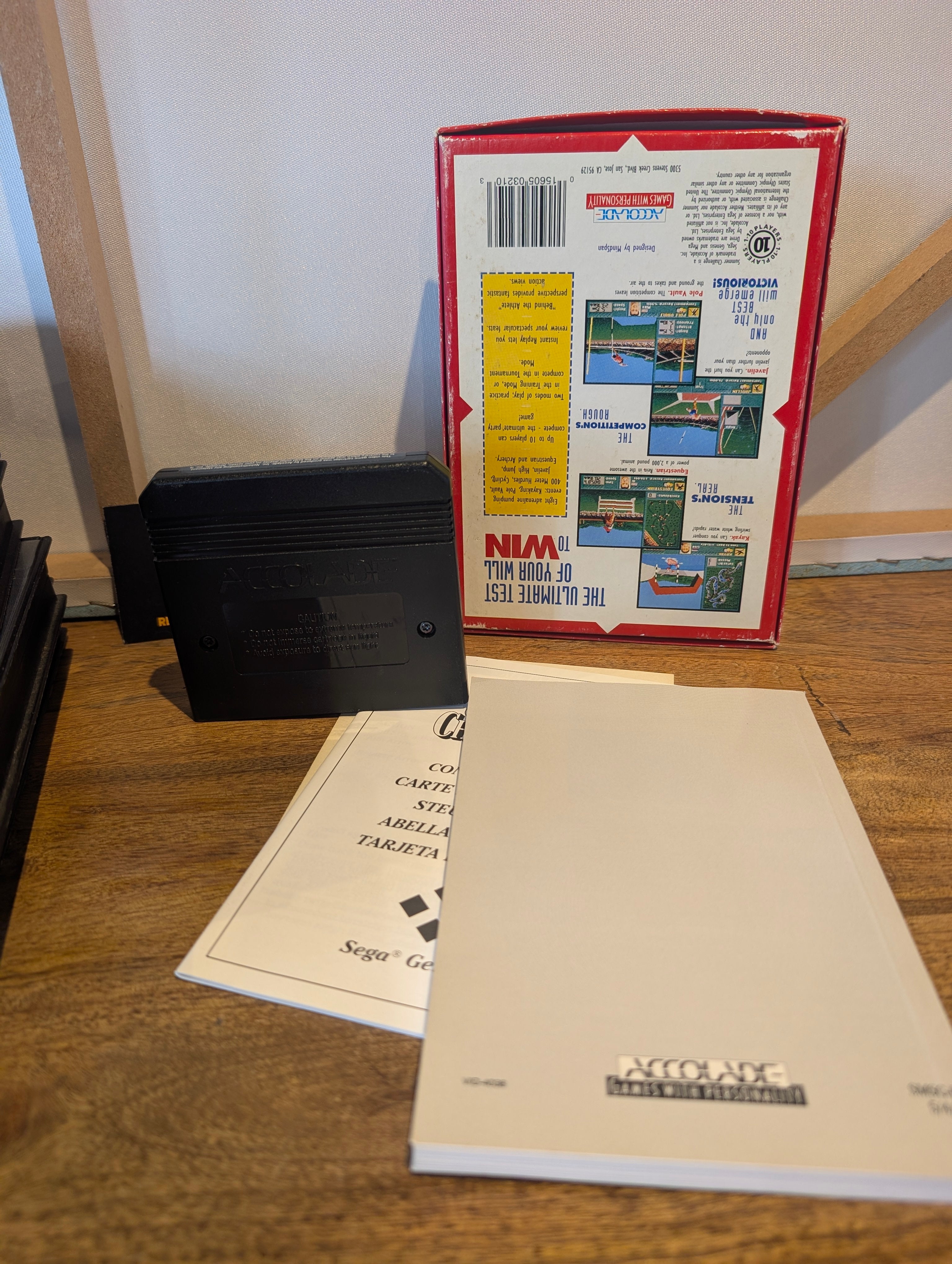Summer Challenge - Sega Mega Drive - CIB - Tested & Working