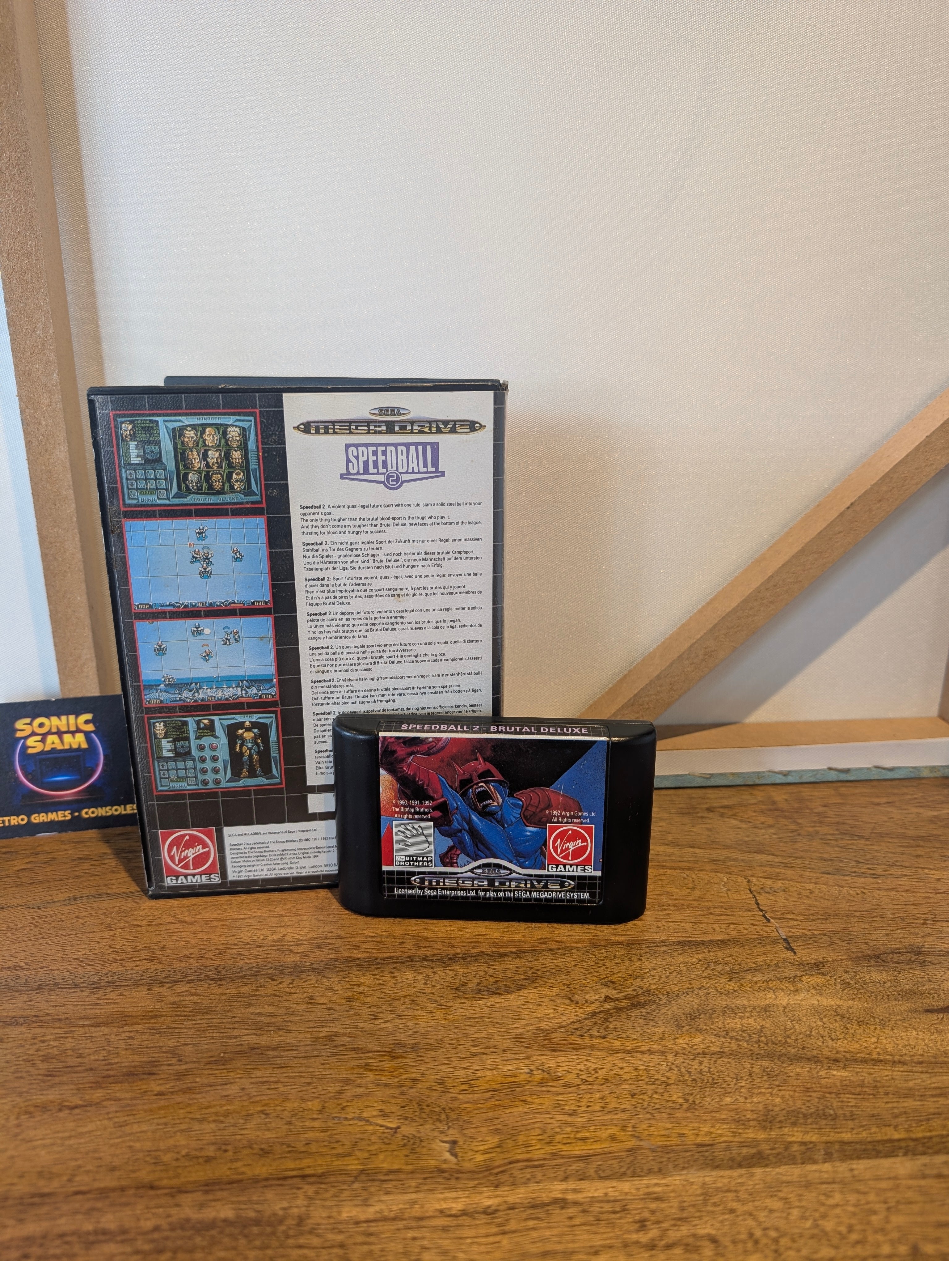 Speedball 2: Brutal Deluxe - Sega Mega Drive - Boxed No Manual - Tested & Workin
