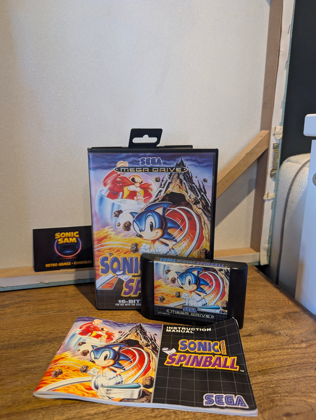 Sonic Spinball - Sega Mega Drive - CIB - Tested & Working