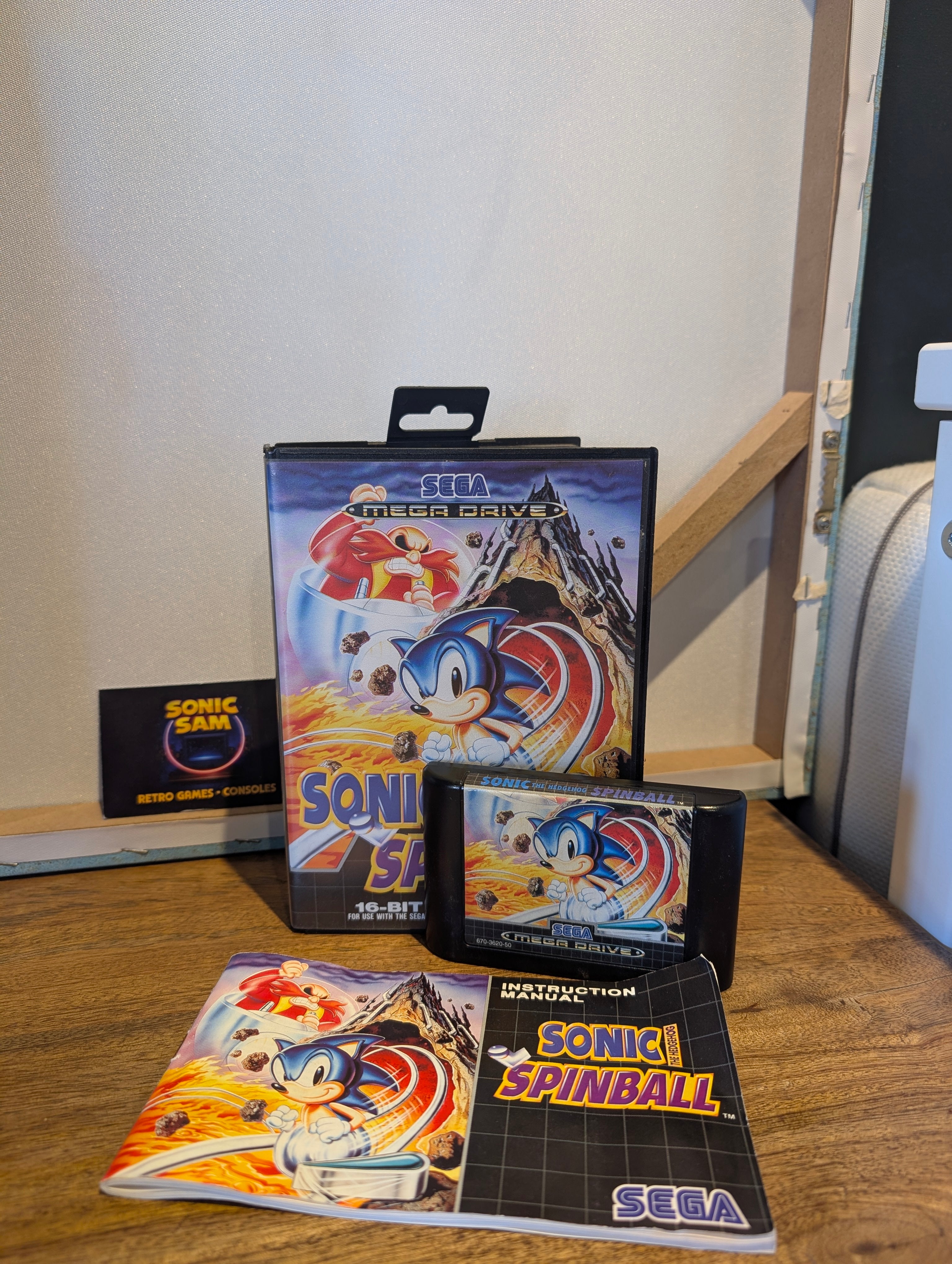Sonic Spinball - Sega Mega Drive - CIB - Tested & Working