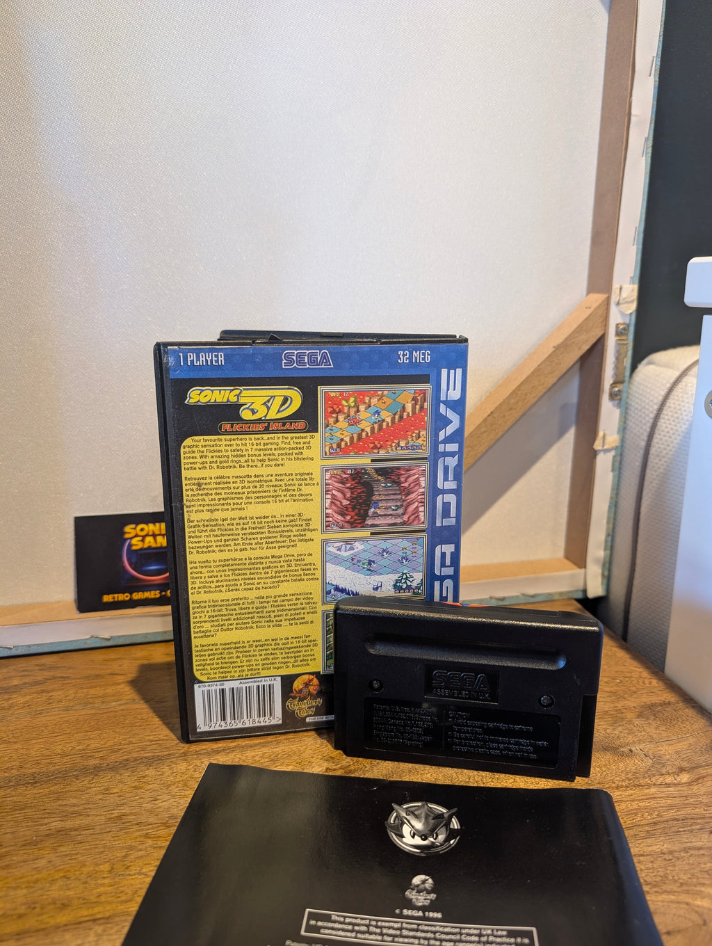 Sonic 3D Blast - Sega Mega Drive - CIB - Tested & Working