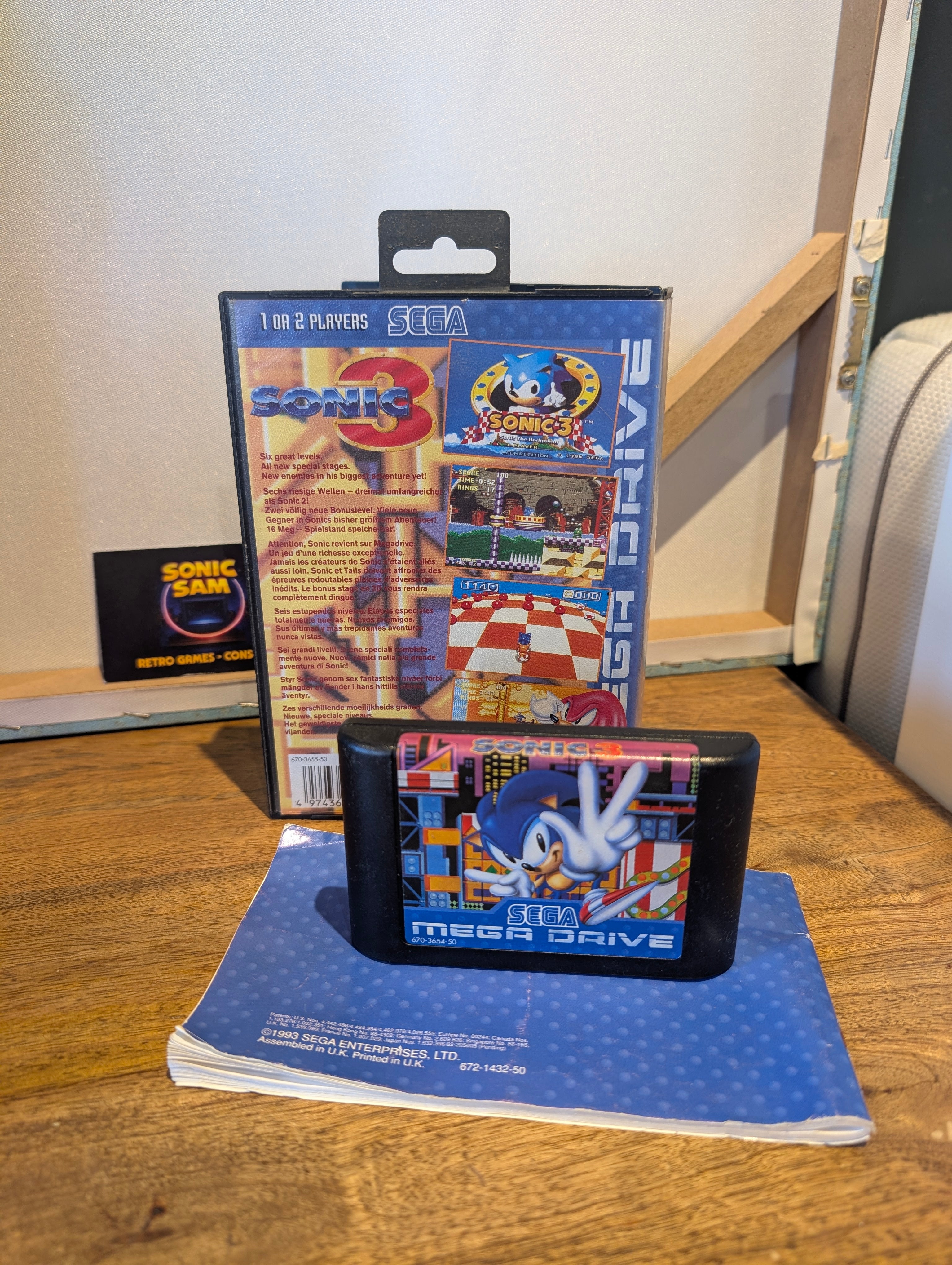 Sonic the Hedgehog 3 - Sega Mega Drive - CIB - Tested & Working