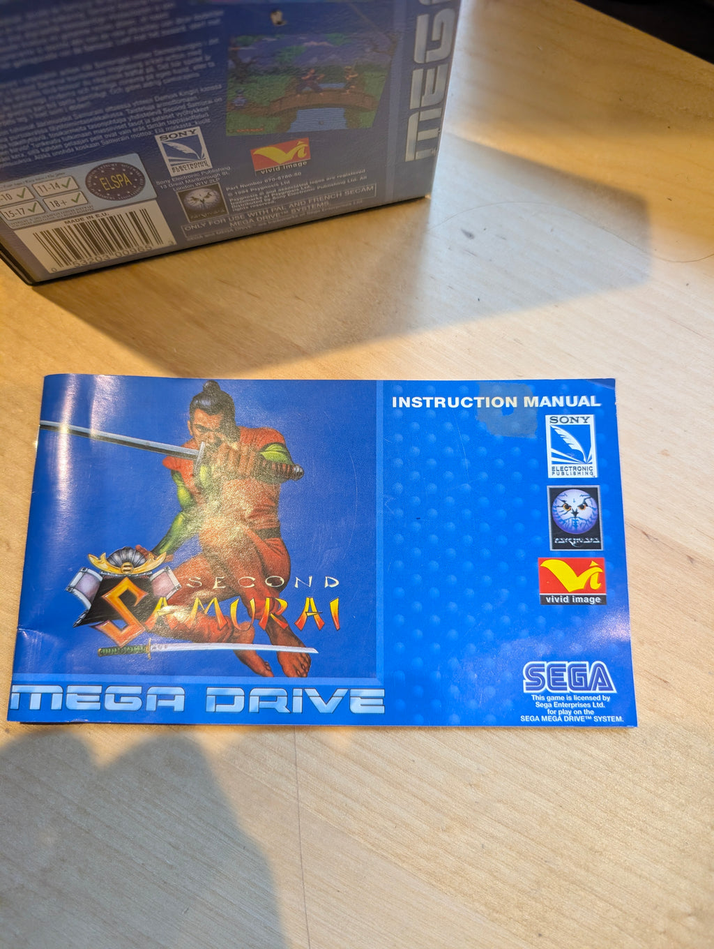 Second Samurai - Sega Mega Drive - CIB - VGC - Tested & Working