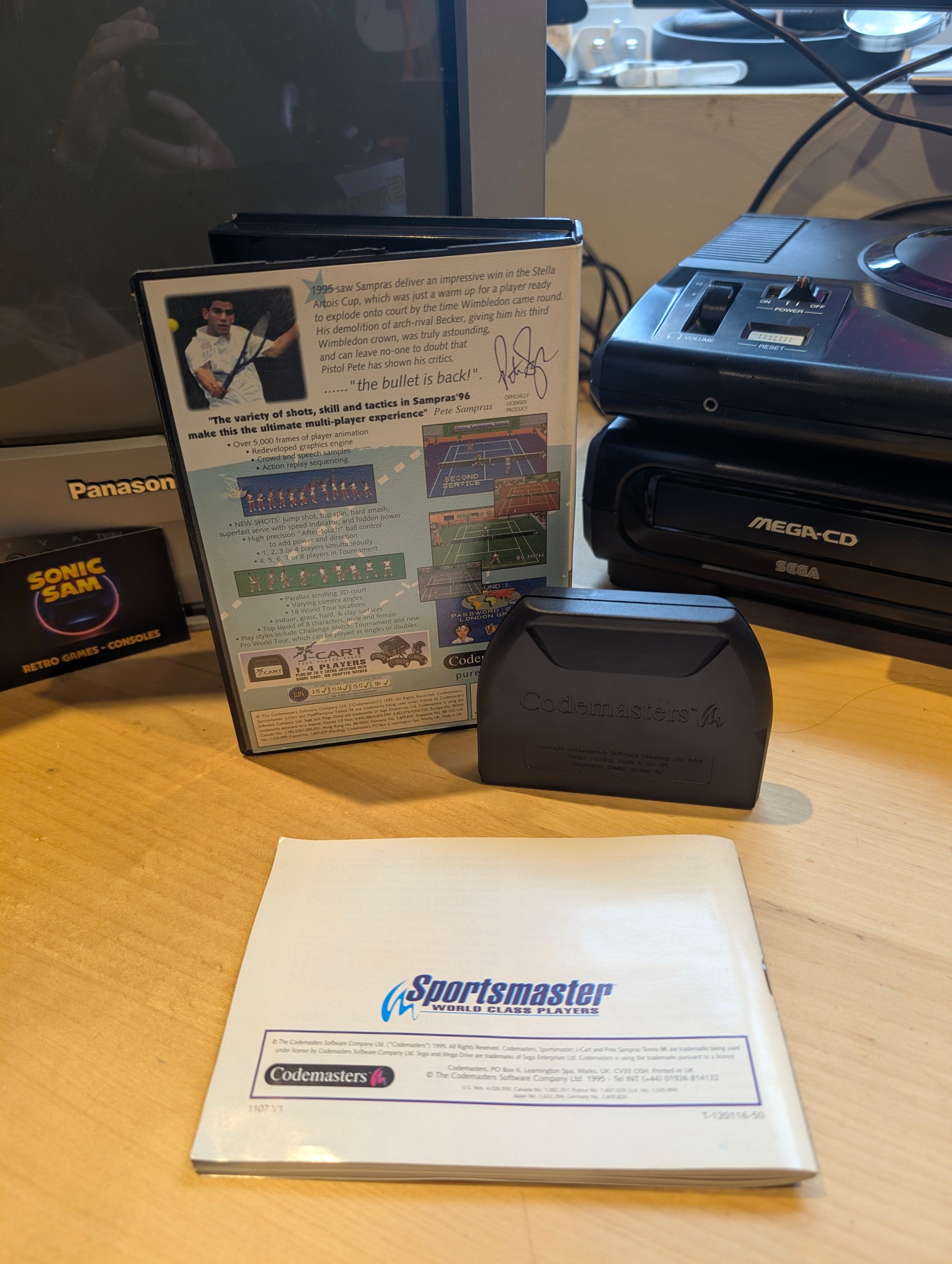 Sampras Tennis 96 - Sega Mega Drive - CIB - Tested & Working