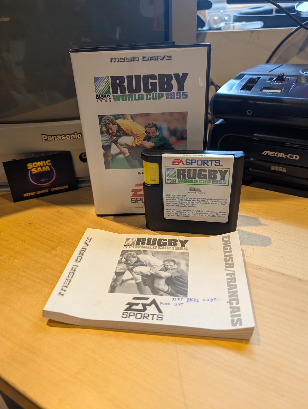 Rugby World Cup 95 - Sega Mega Drive - CIB - Tested & Working