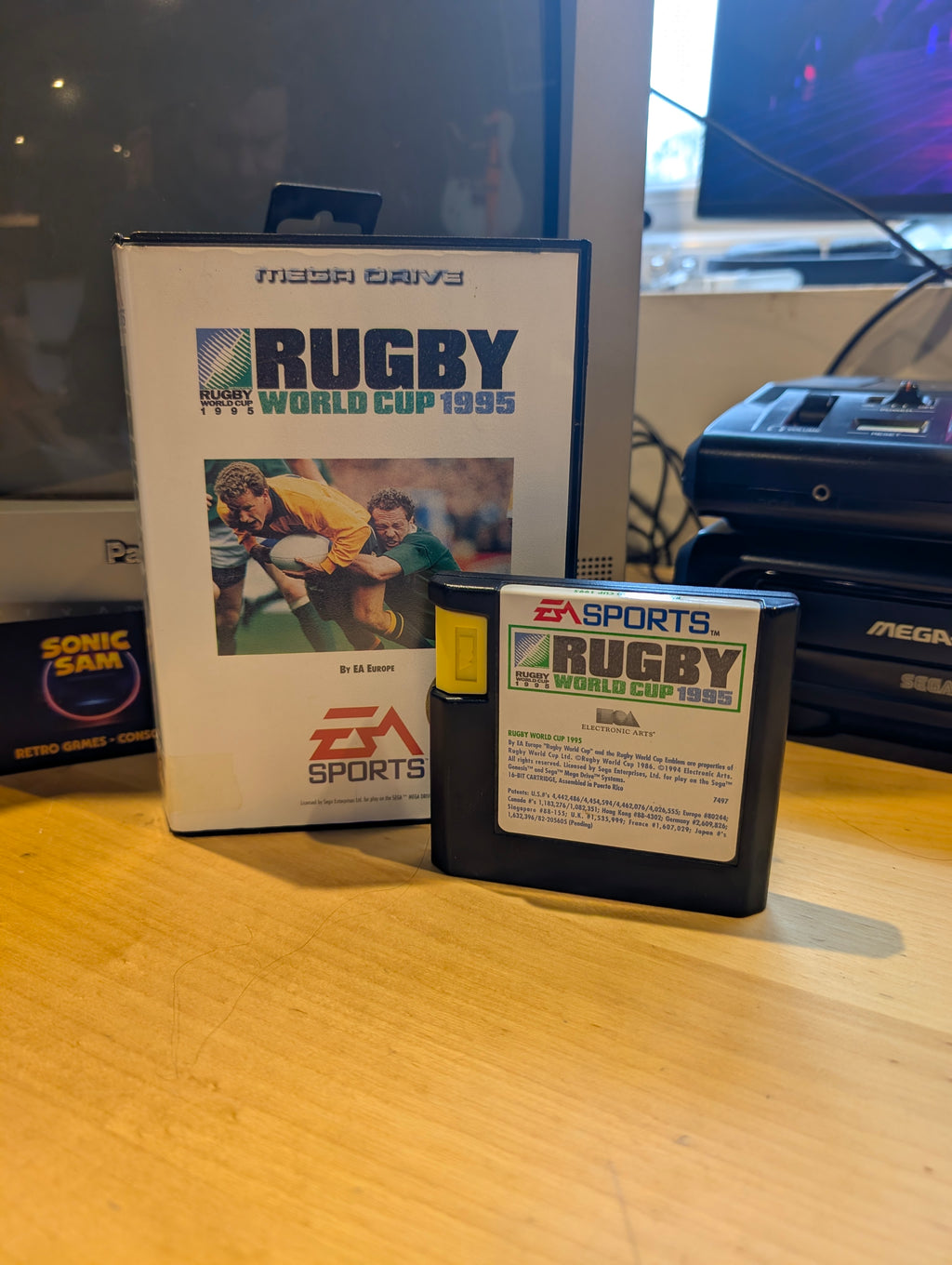Rugby World Cup 95 - Sega Mega Drive - Boxed No Manual - Tested & Working