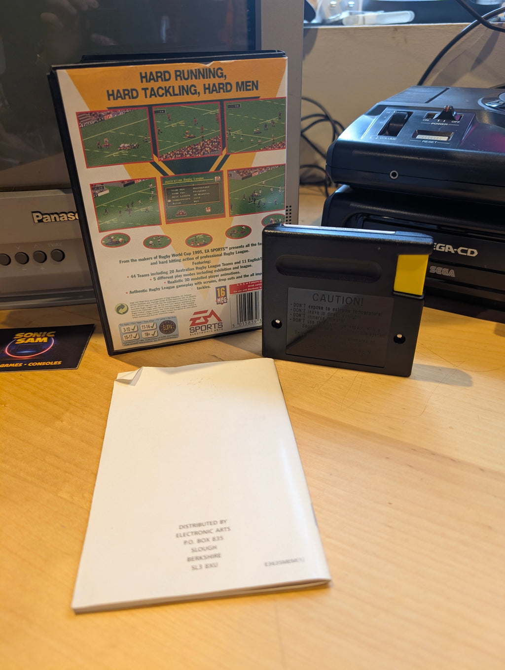 Australian Rugby League - Sega Mega Drive - CIB - Tested & Working