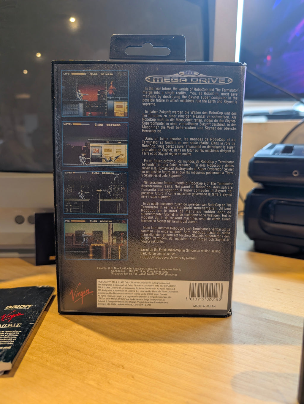 Robocop Vs Terminator - Sega Mega Drive - CIB - Tested & Working
