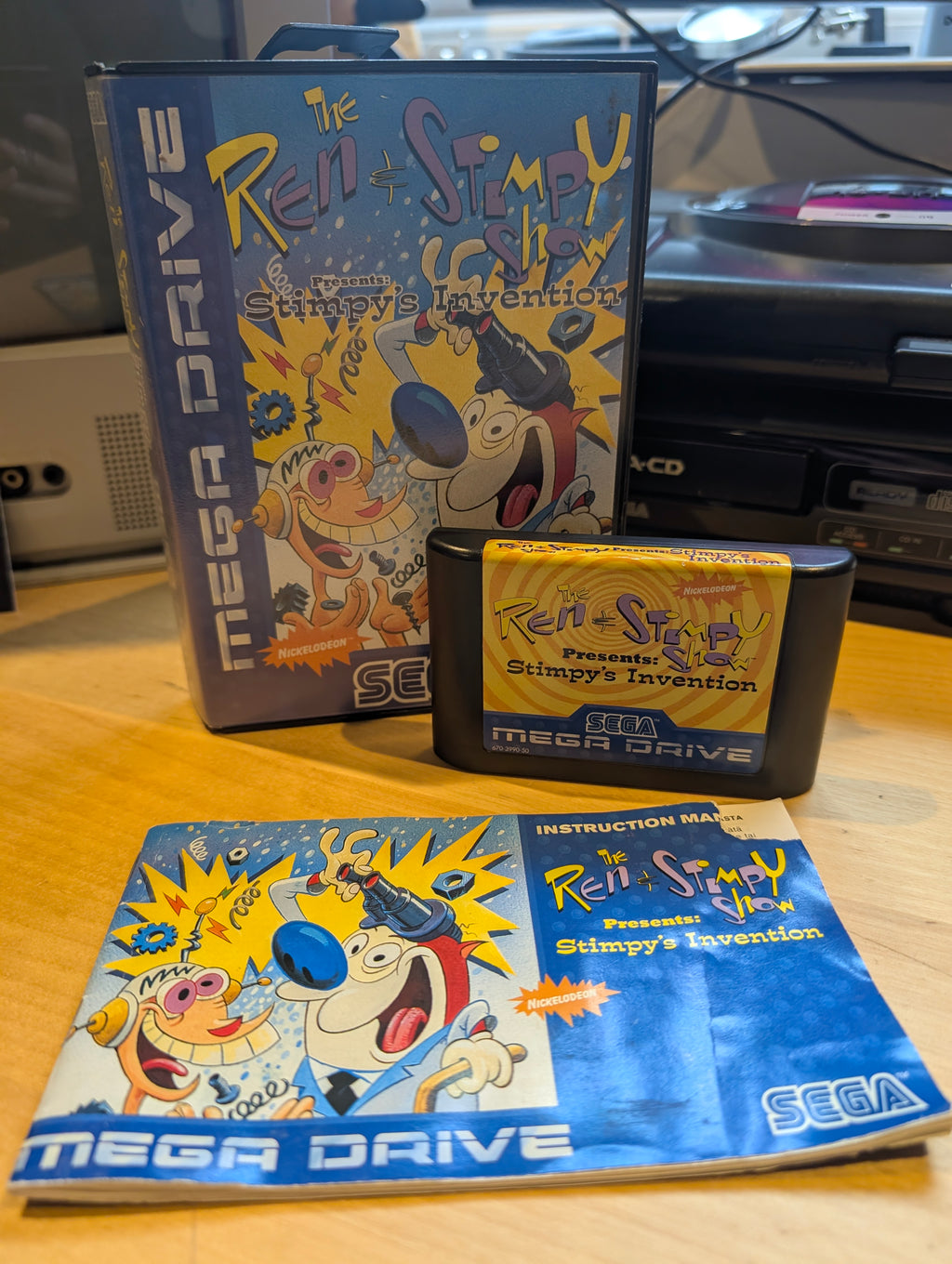 Ren & Stimpy Show: Stimpy’s Invention - Sega Mega Drive - CIB - Tested & Worki