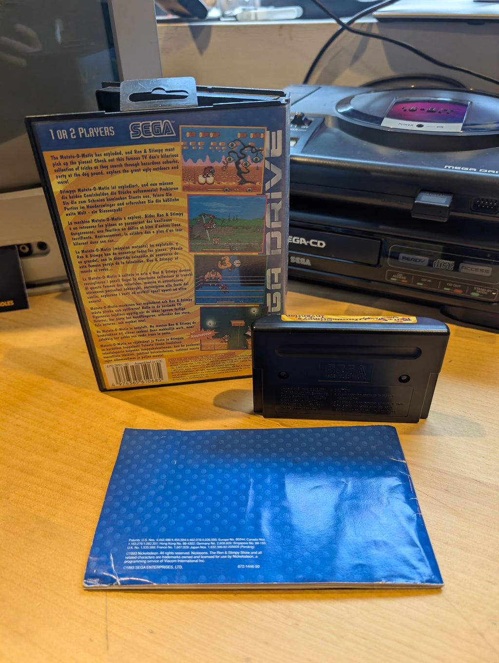 Ren & Stimpy Show: Stimpy’s Invention - Sega Mega Drive - CIB - Tested & Worki