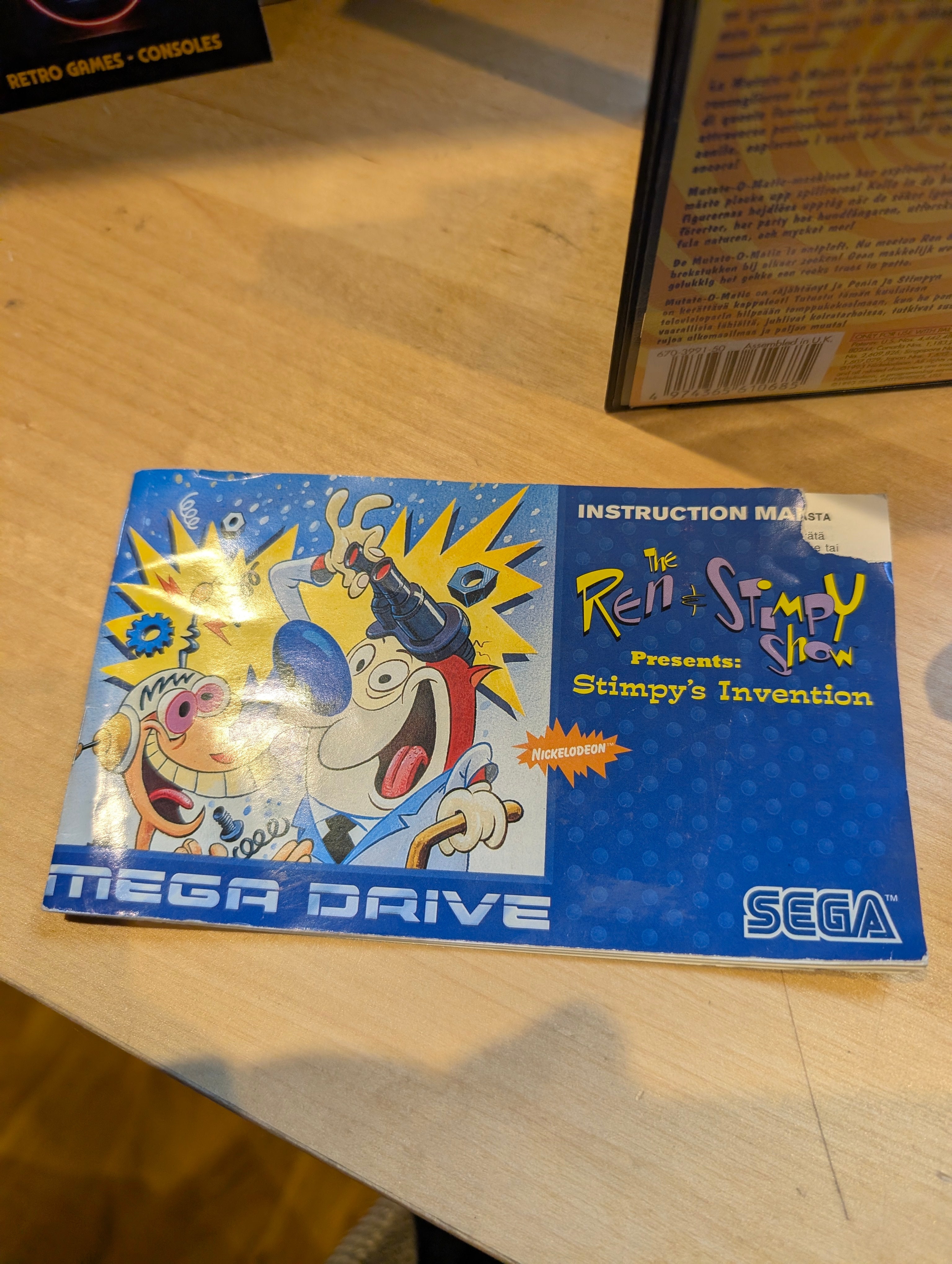 Ren & Stimpy Show: Stimpy’s Invention - Sega Mega Drive - CIB - Tested & Worki
