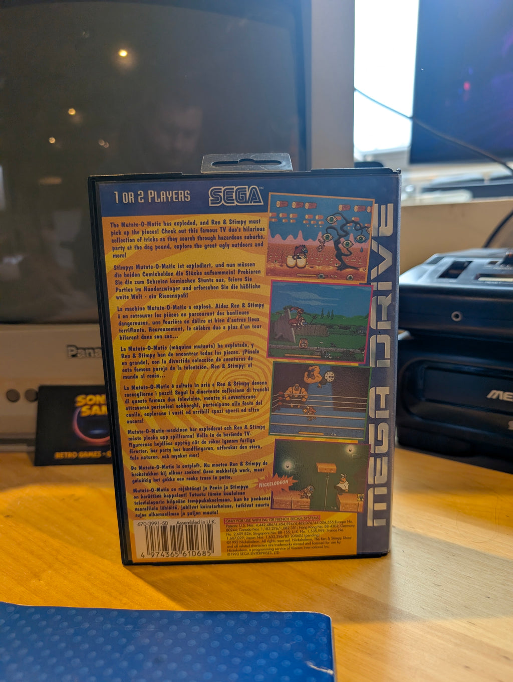 Ren & Stimpy Show: Stimpy’s Invention - Sega Mega Drive - CIB - Tested & Worki