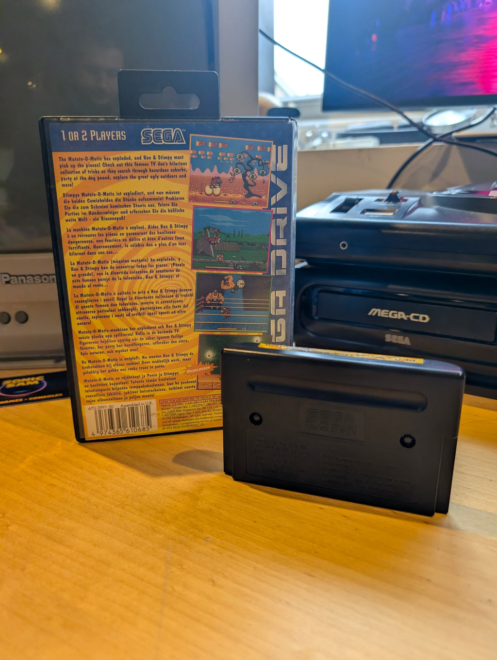 Ren & Stimpy Show: Stimpy’s Invention - Sega Mega Drive - Boxed No Manual - Te