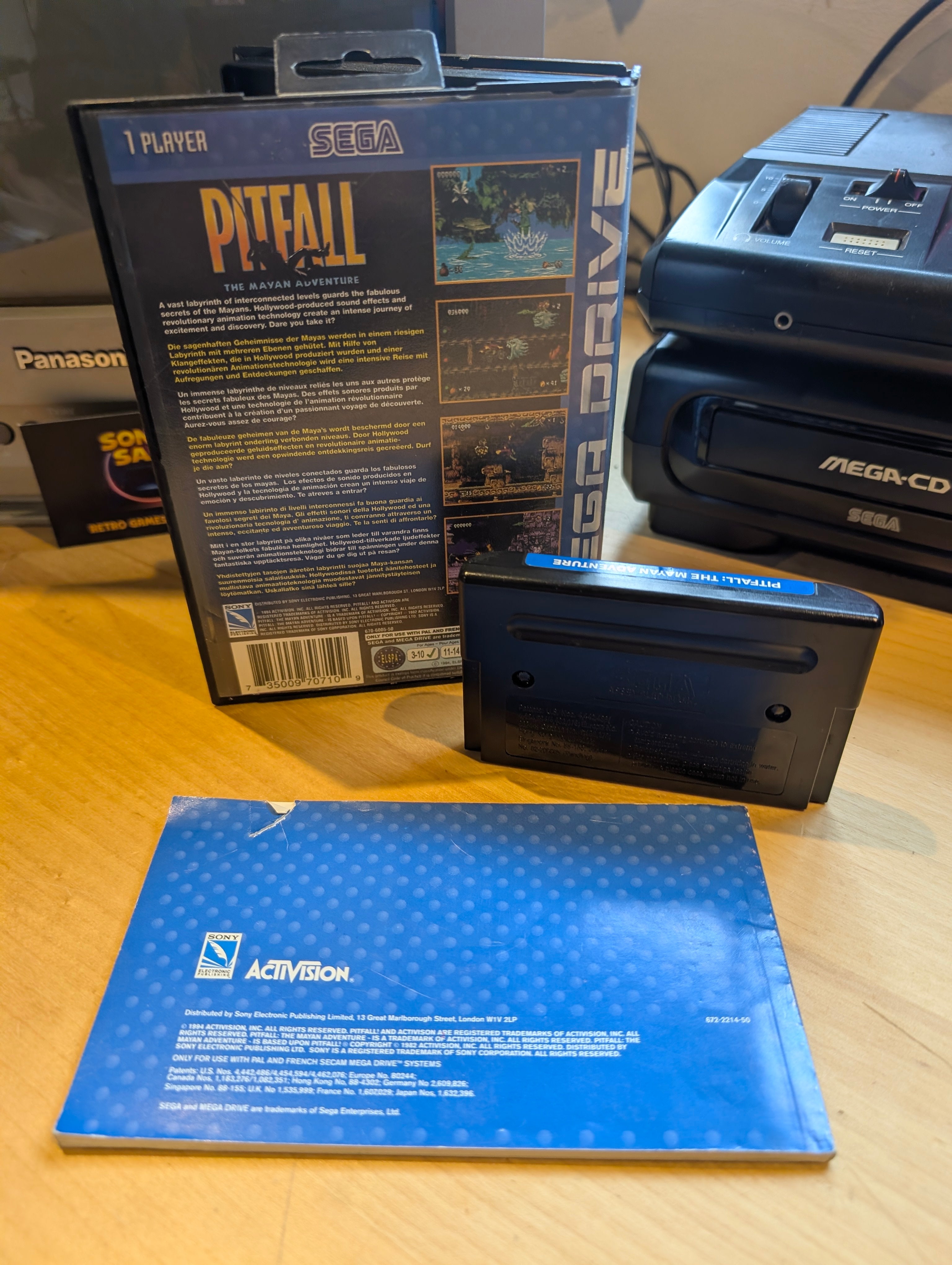 Pitfall: The Mayan Adventure - Sega Mega Drive - CIB - Tested & Working