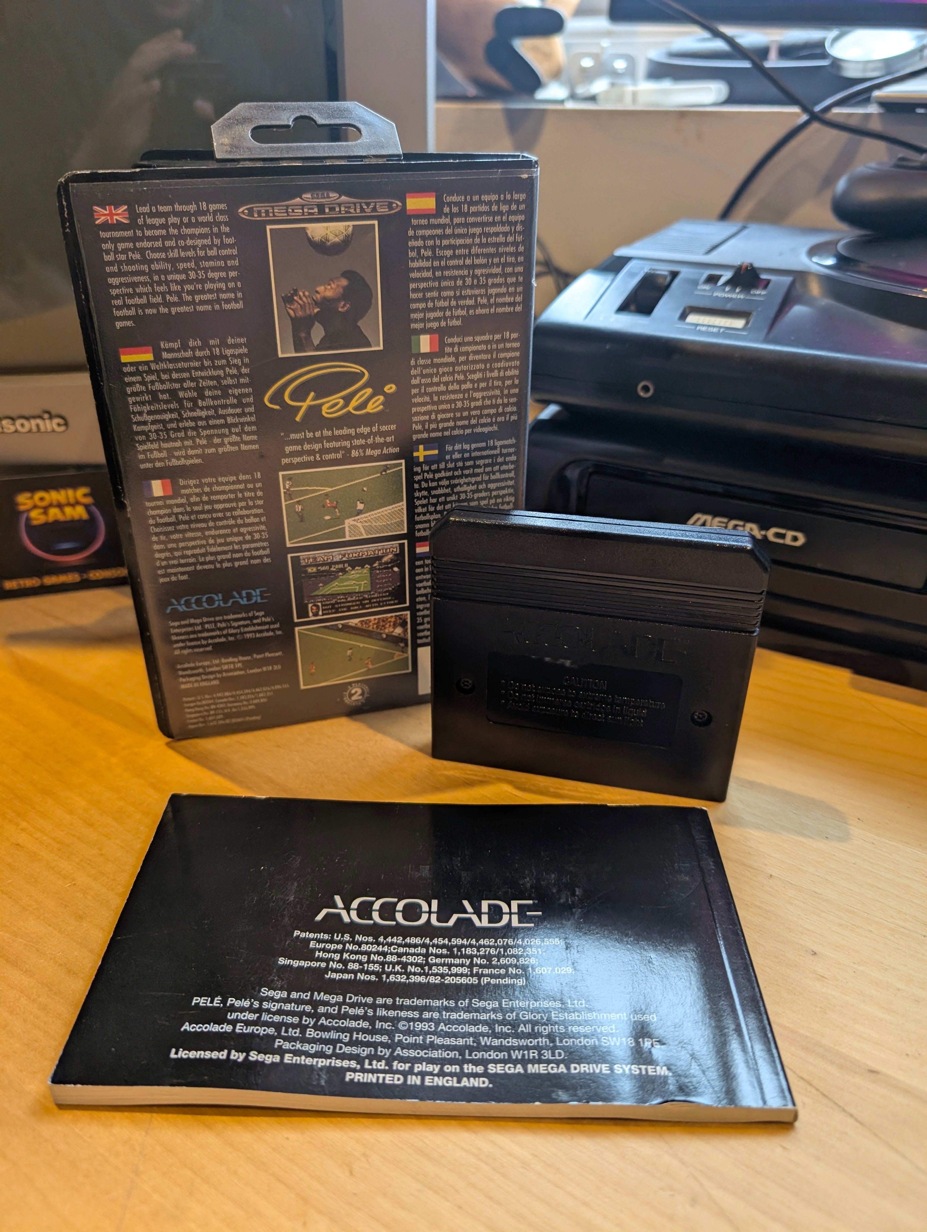 Pelé! - Sega Mega Drive - CIB - Tested & Working