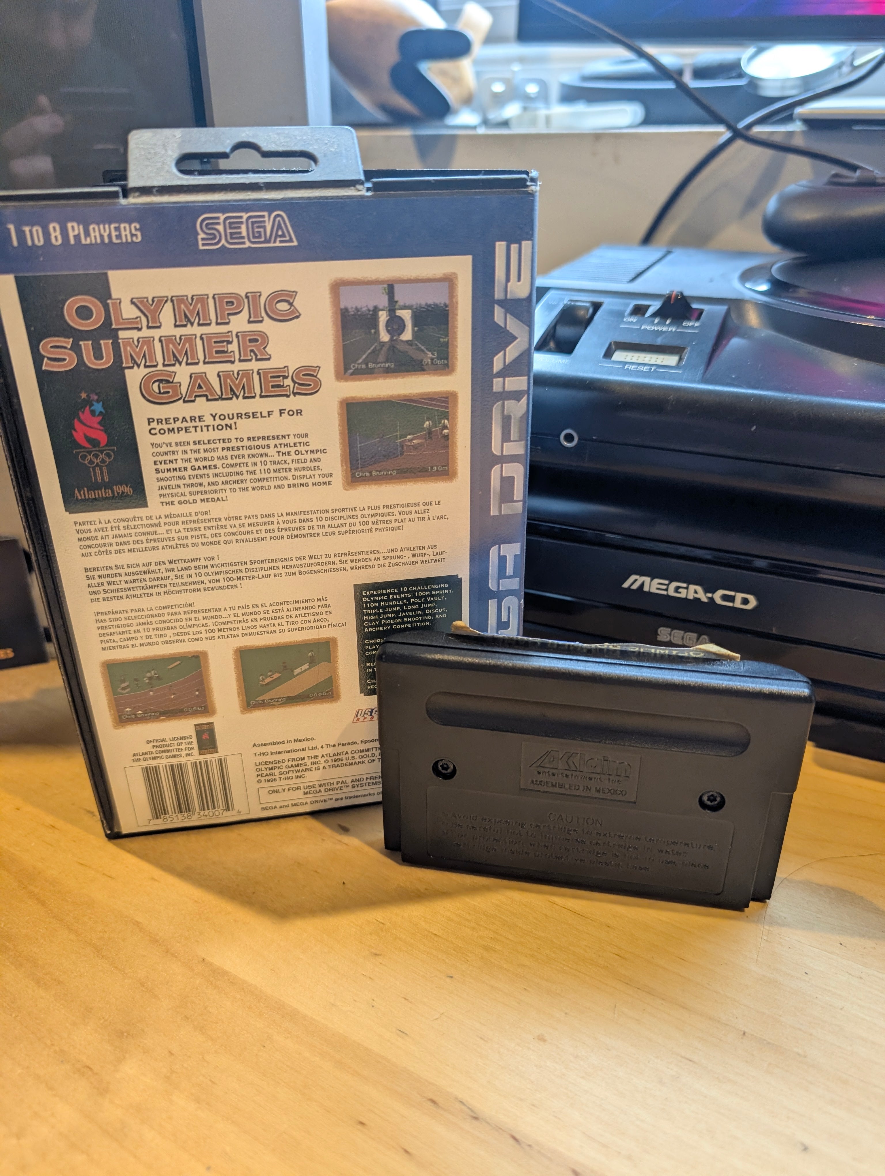 Olympic Summer Games - Sega Mega Drive - Boxed No Manual - Tested & Working
