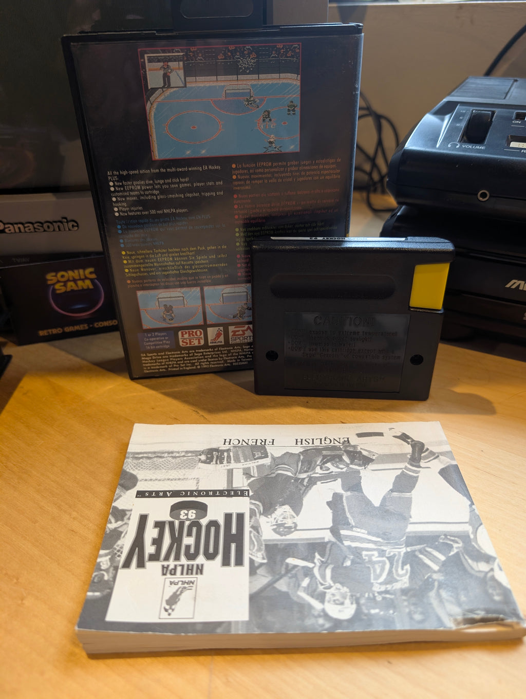 NHLPA Hockey '93 - Sega Mega Drive - CIB - Tested & Working