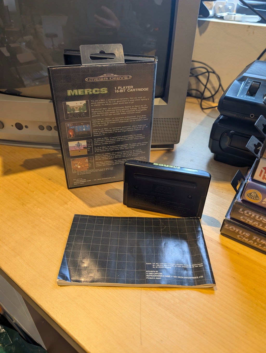 Mercs - Sega Mega Drive - CIB - VGC - Tested & Working