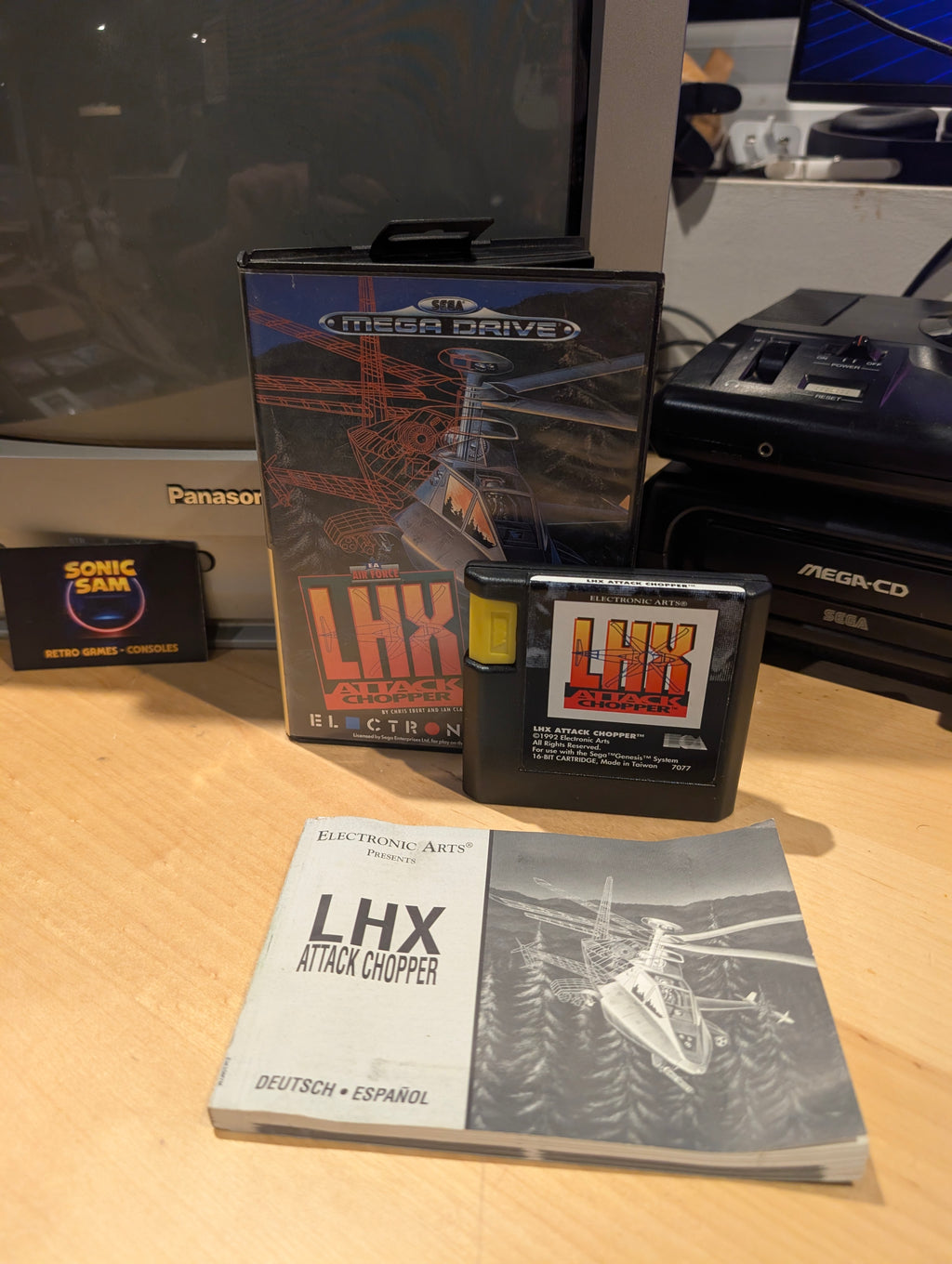LHX Attack Chopper - Sega Mega Drive - CIB - Tested & Working