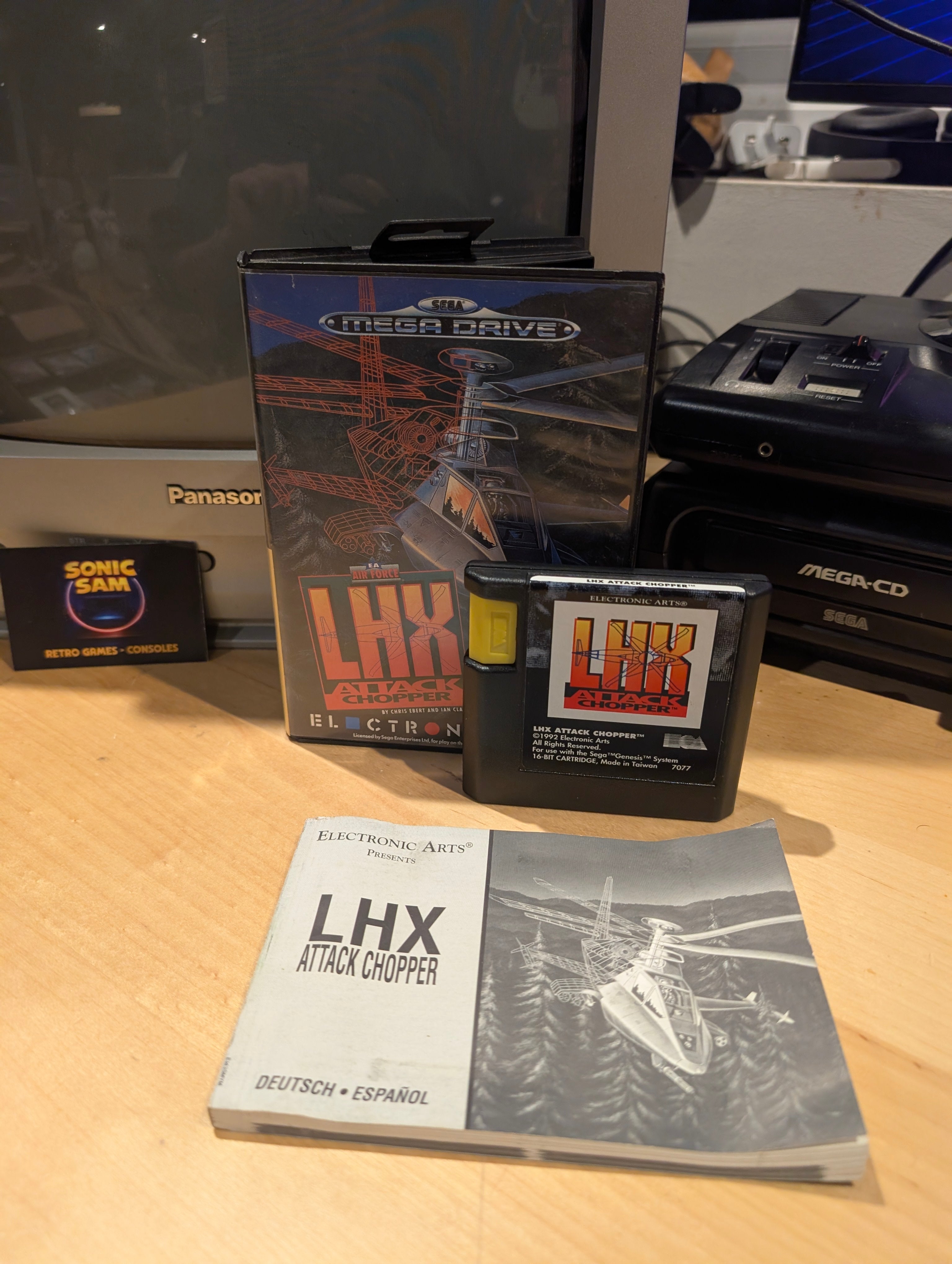 LHX Attack Chopper - Sega Mega Drive - CIB - Tested & Working