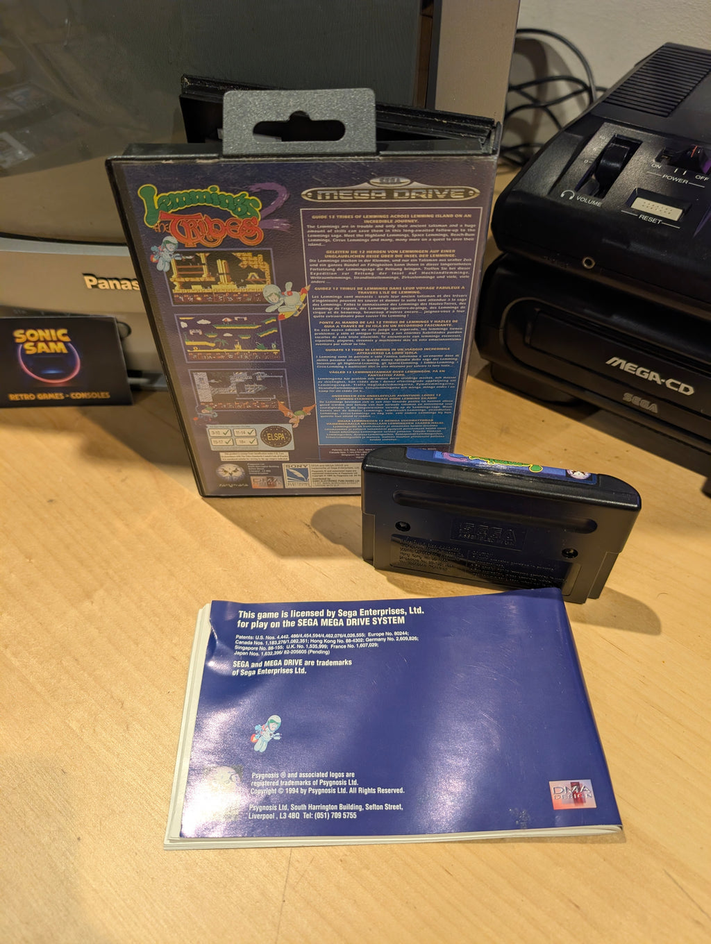 Lemmings 2: The Tribes - Sega Mega Drive - CIB - VGC - Tested & Working