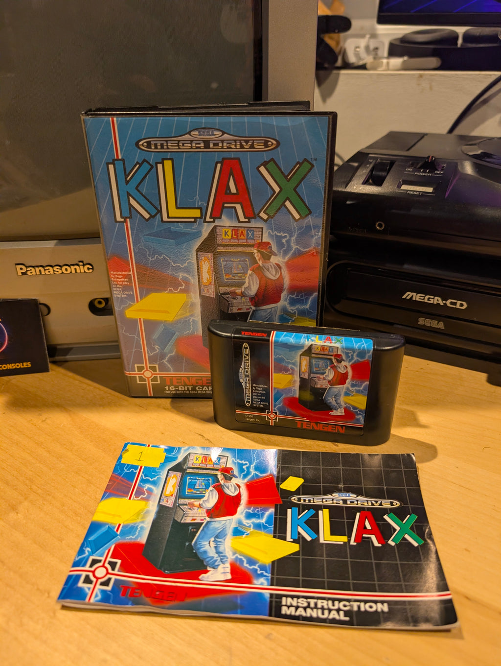 Klax - Sega Mega Drive - CIB - Tested & Working