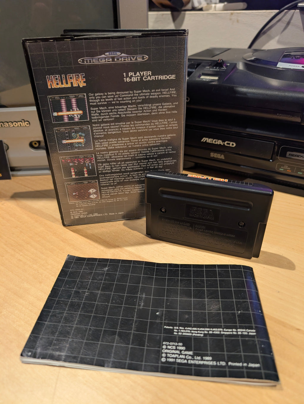 Hellfire - Sega Mega Drive - CIB - Tested & Working