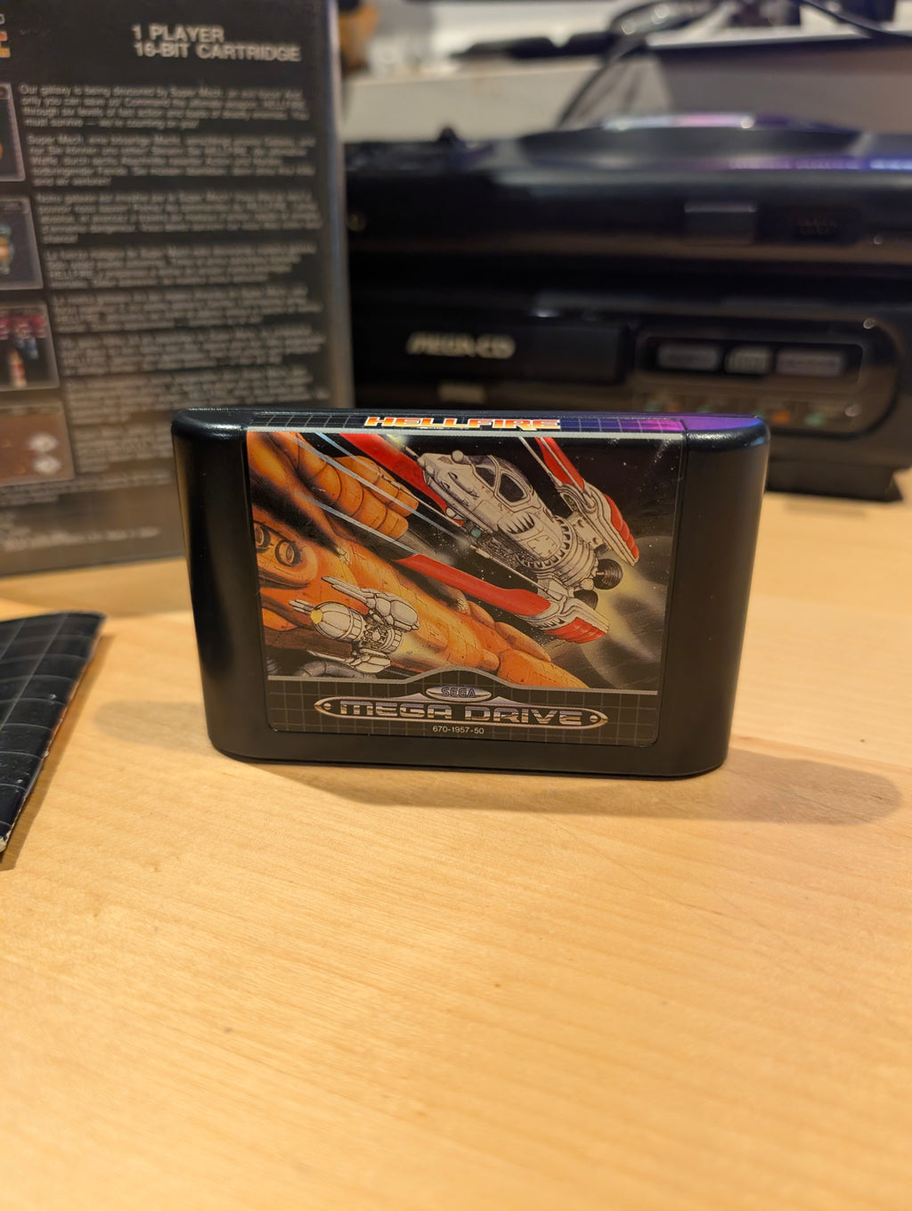 Hellfire - Sega Mega Drive - CIB - Tested & Working