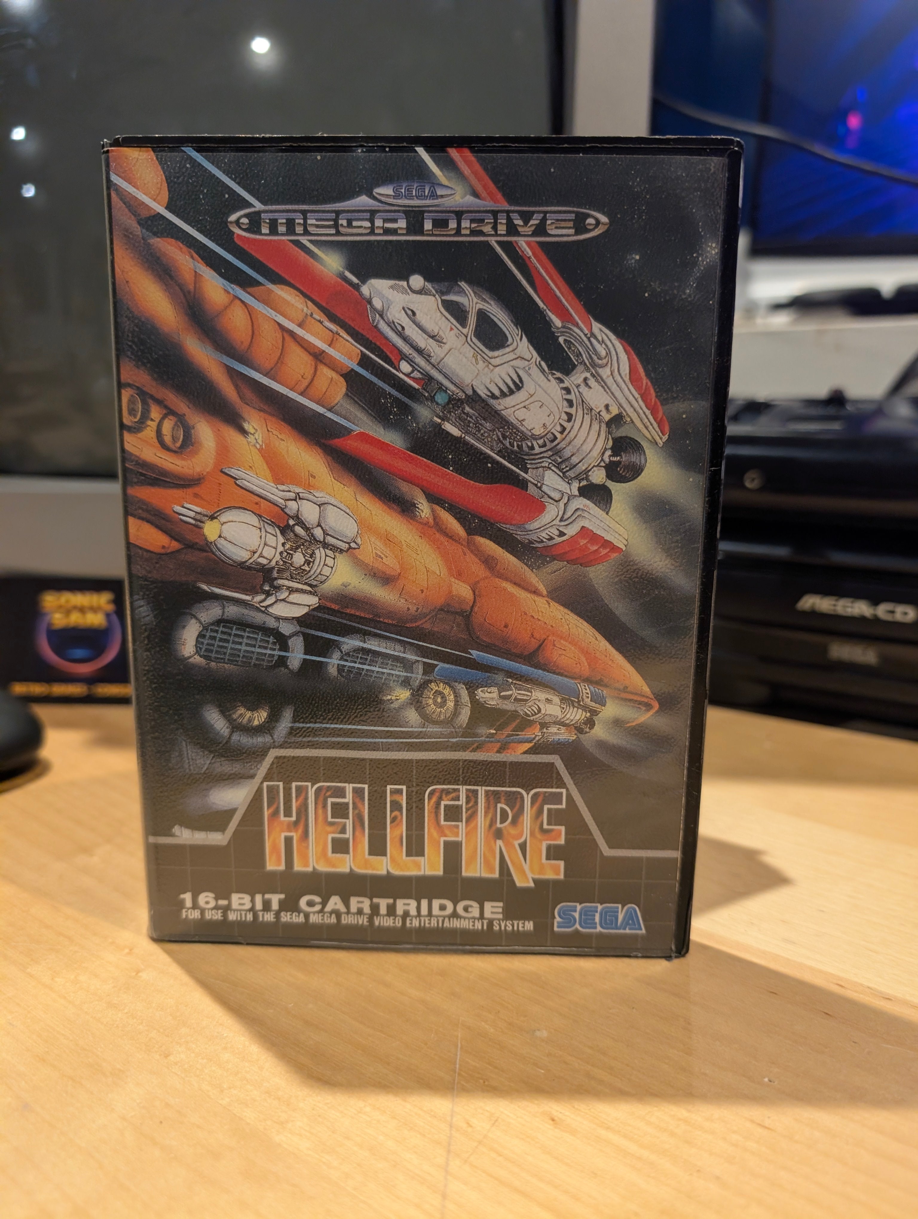 Hellfire - Sega Mega Drive - CIB - Tested & Working