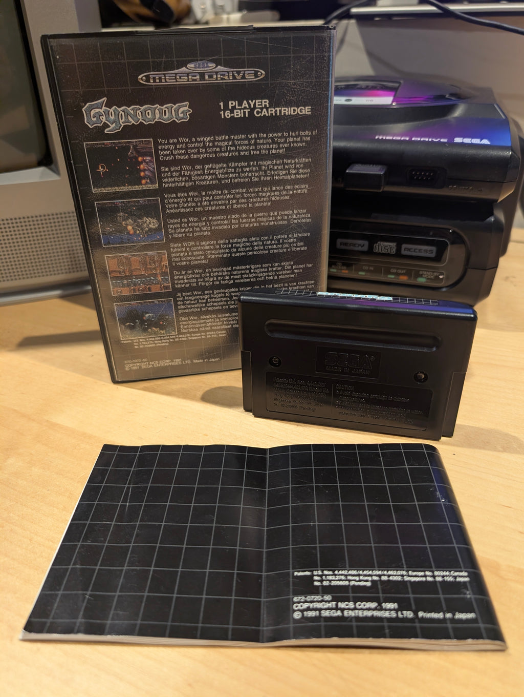 Gynoug - Sega Mega Drive - CIB - Tested & Working