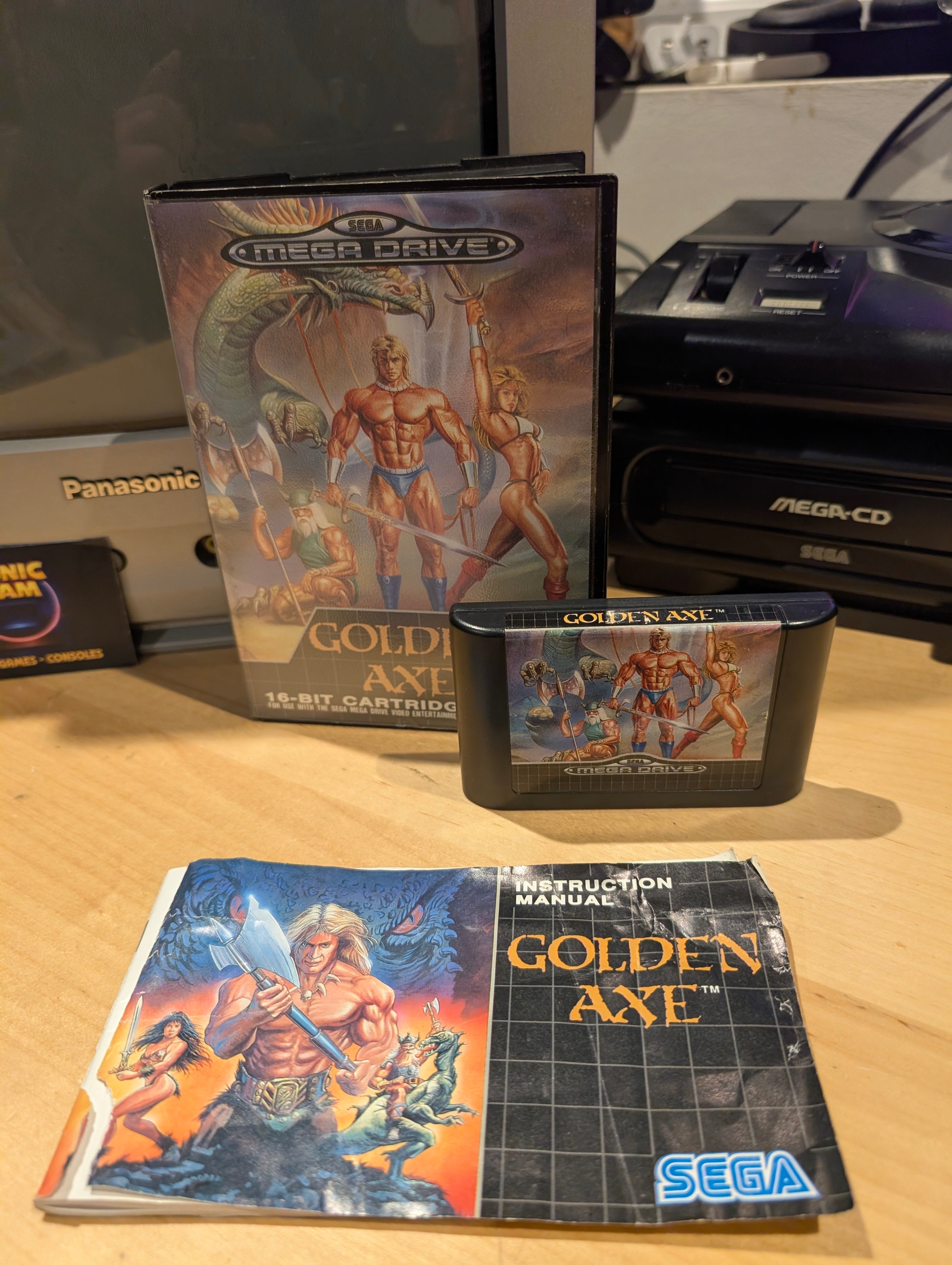 Golden Axe - Sega Mega Drive - CIB - Tested & Working