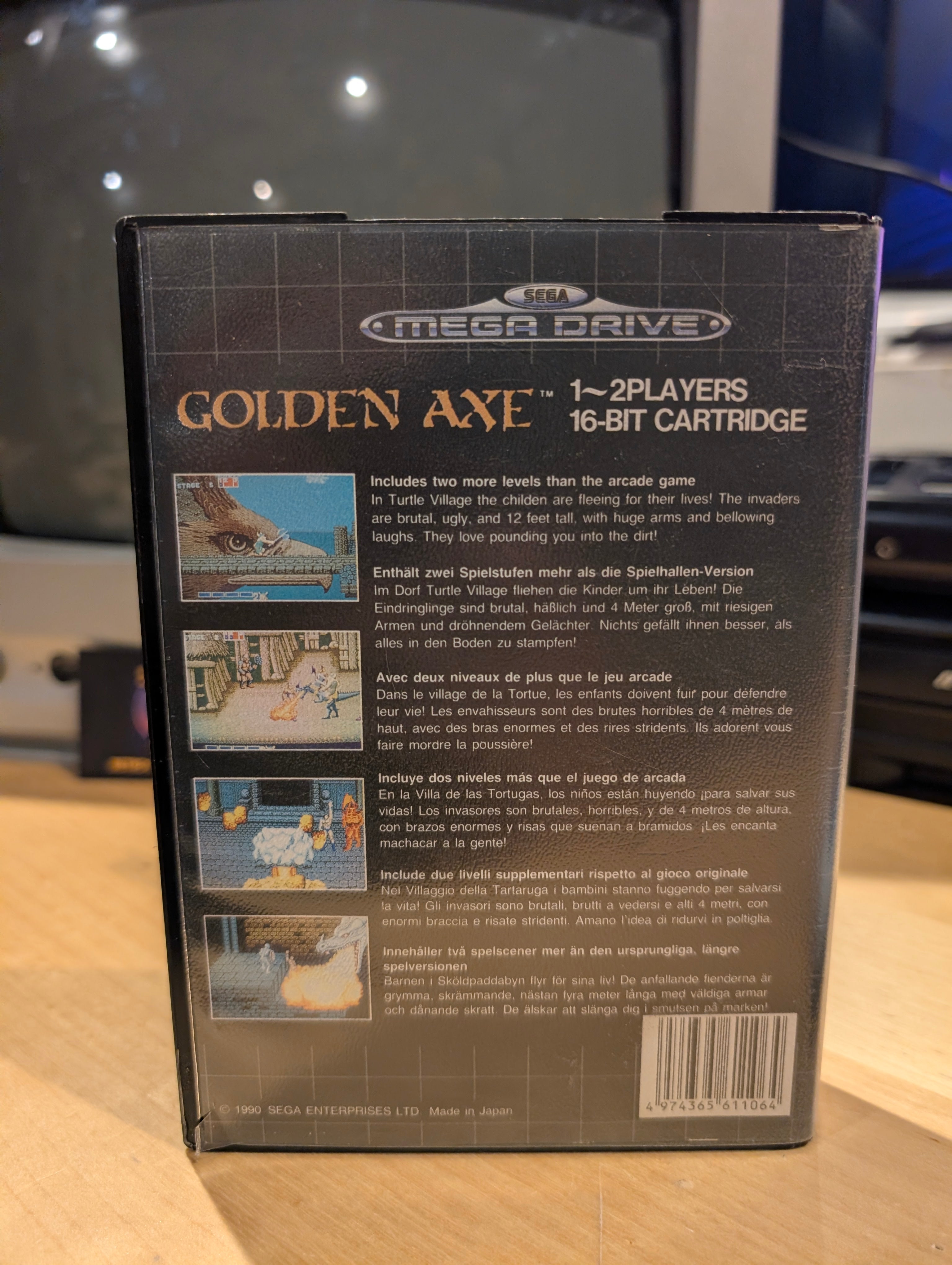 Golden Axe - Sega Mega Drive - CIB - Tested & Working