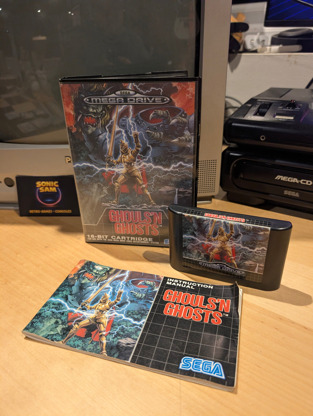 Ghouls 'n Ghosts - Sega Mega Drive - CIB - Tested & Working